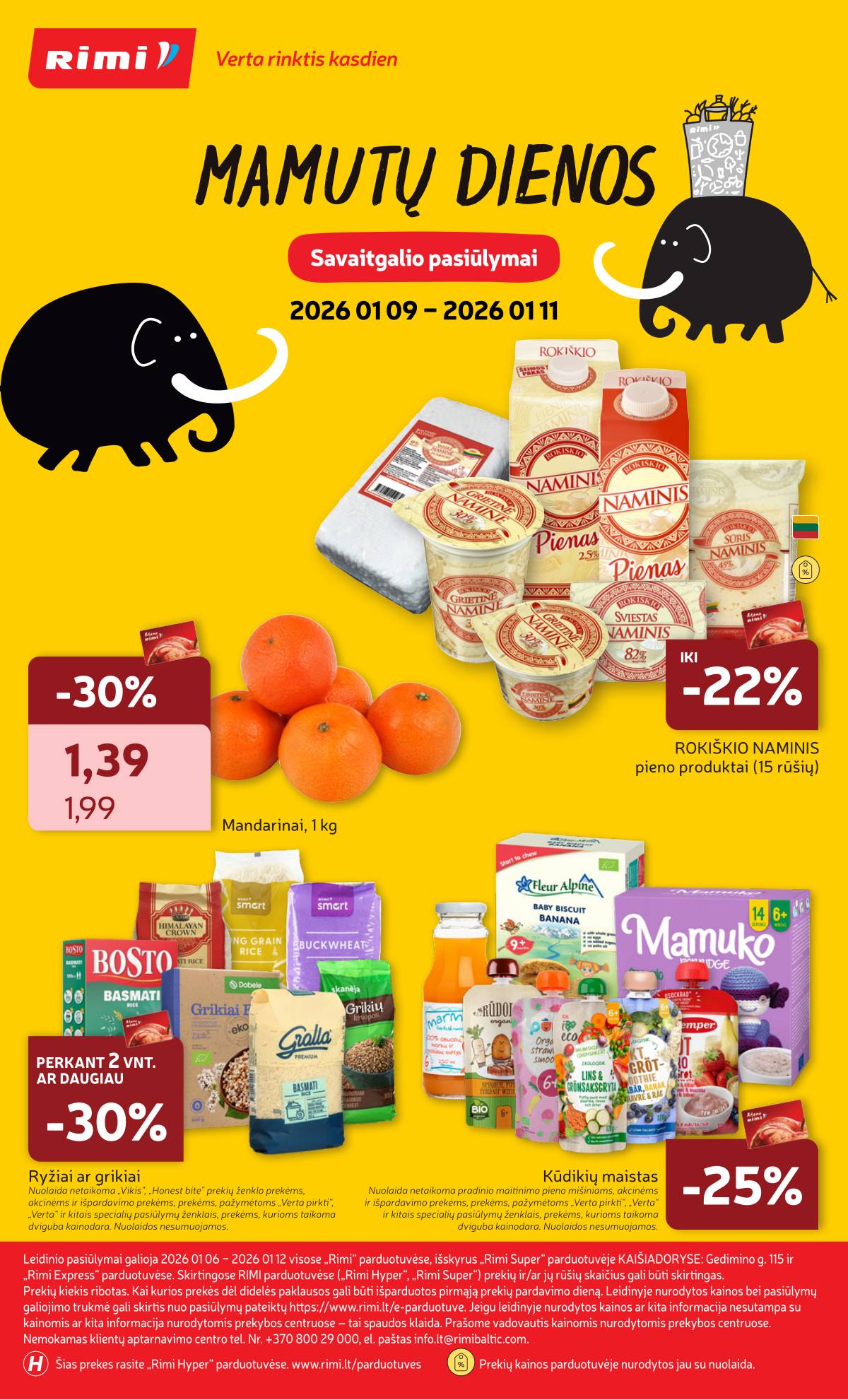 Rimi - RIMI Savaitinis akcijų leidinys Nr. 02 | 2026-01-06 - 2026-01-12 32 puslapis