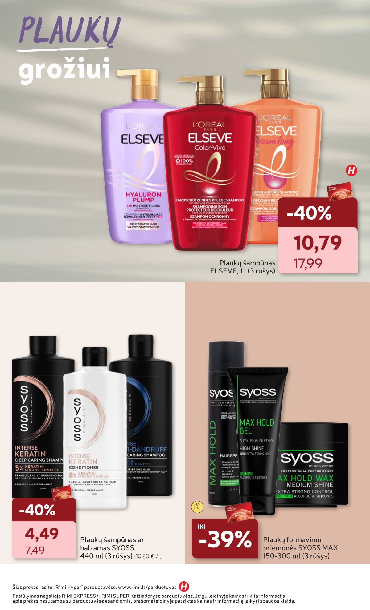 Rimi - RIMI GROŽIO prekių akcijų katalogas Nr. 01 8 puslapis