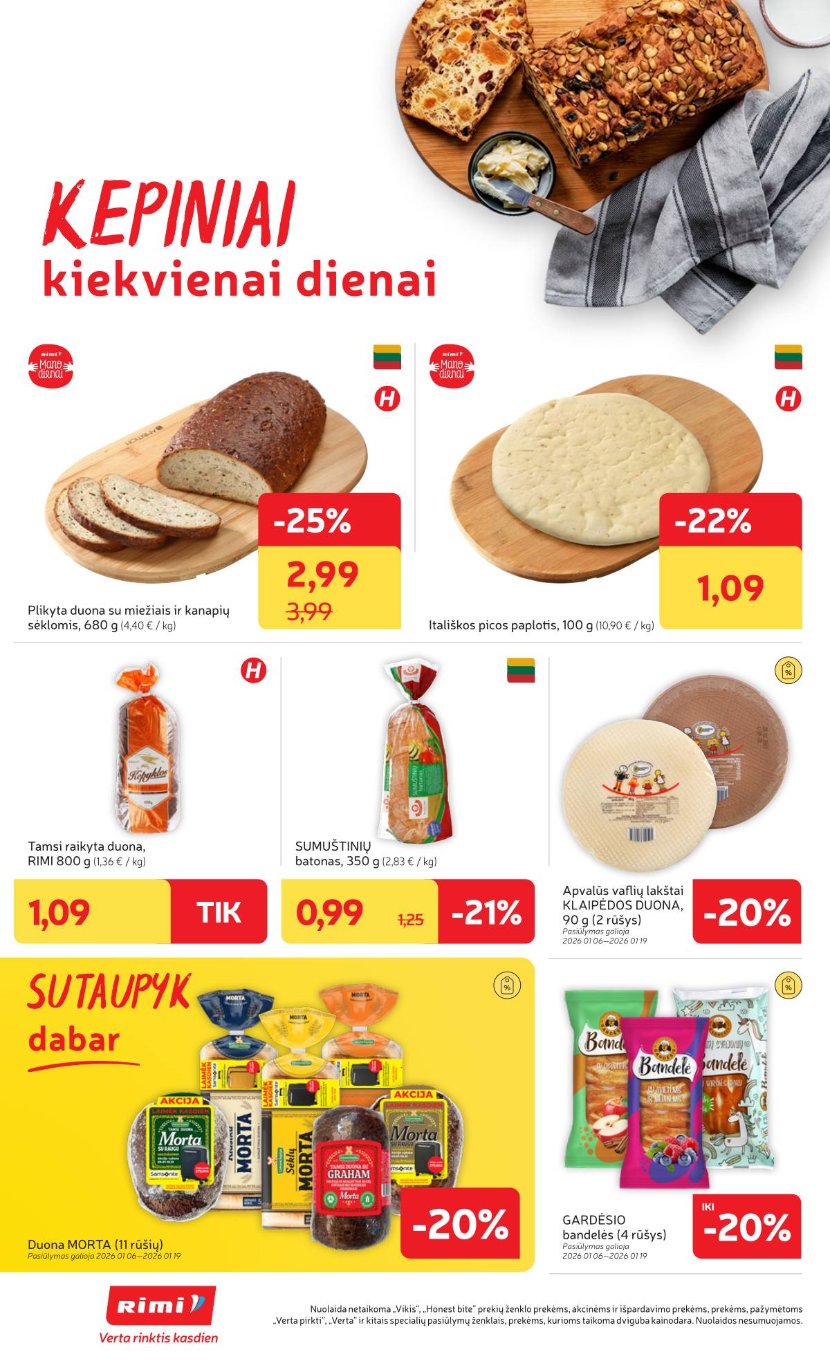 Rimi - RIMI Savaitinis akcijų leidinys Nr. 03 | 2026-01-13 - 2026-01-19 16 puslapis