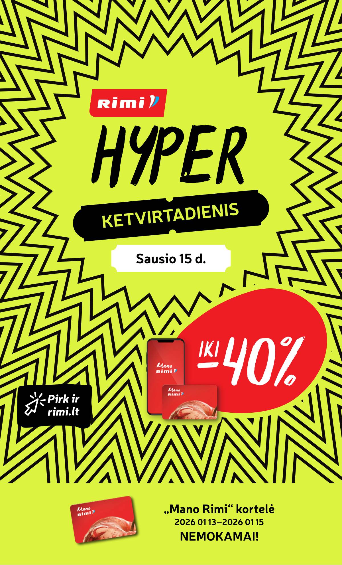 Rimi - RIMI Savaitinis akcijų leidinys Nr. 03 | 2026-01-13 - 2026-01-19 2 puslapis
