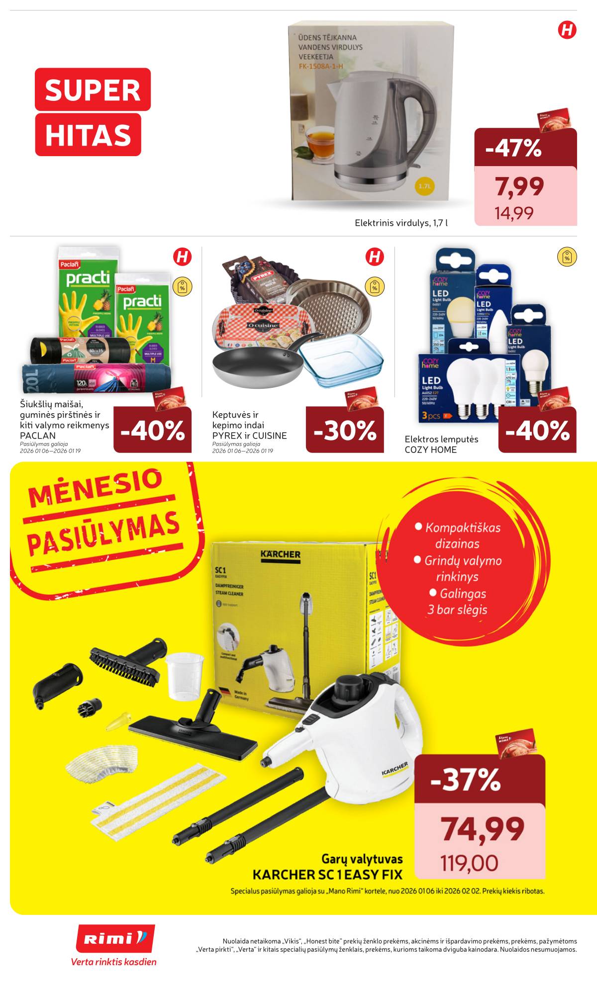 Rimi - RIMI Savaitinis akcijų leidinys Nr. 03 | 2026-01-13 - 2026-01-19 32 puslapis