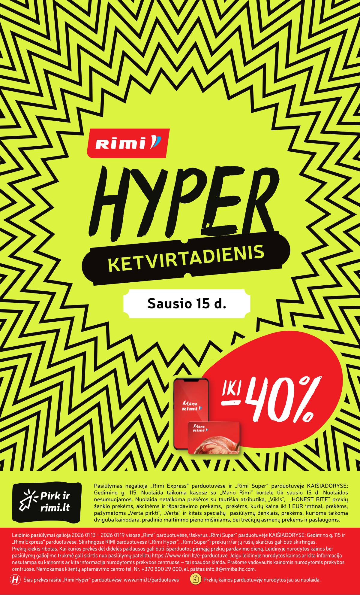 Rimi - RIMI Savaitinis akcijų leidinys Nr. 03 | 2026-01-13 - 2026-01-19 34 puslapis