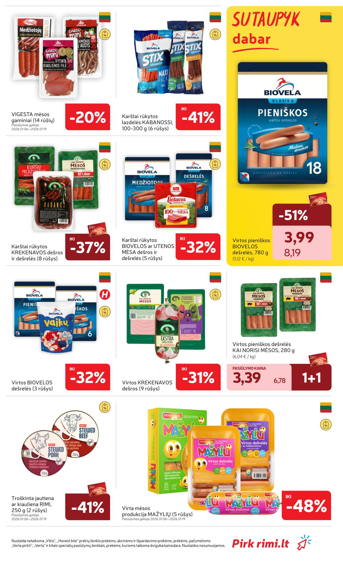 Rimi - RIMI Savaitinis akcijų leidinys Nr. 03 | 2026-01-13 - 2026-01-19 17 puslapis