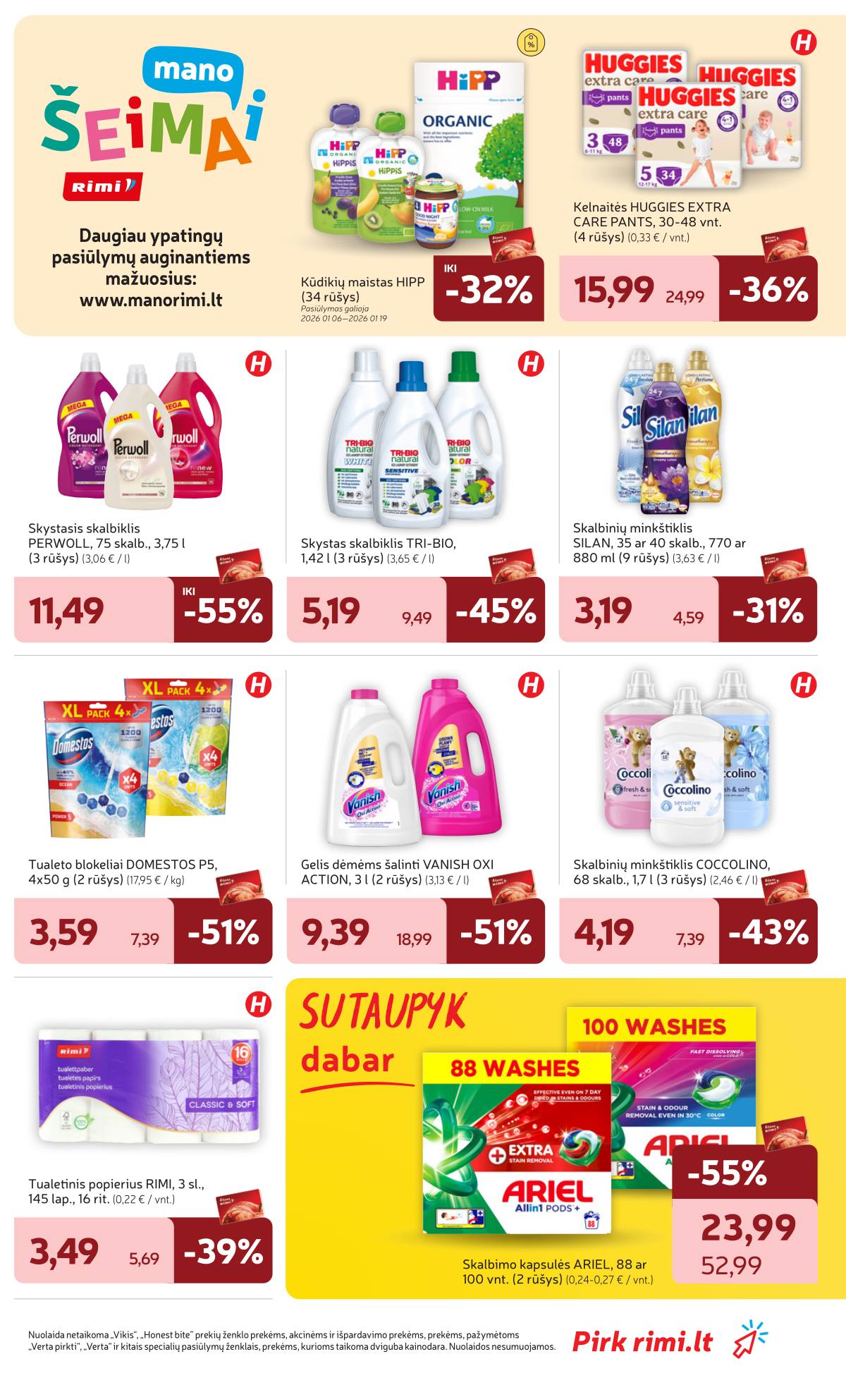 Rimi - RIMI Savaitinis akcijų leidinys Nr. 03 | 2026-01-13 - 2026-01-19 29 puslapis