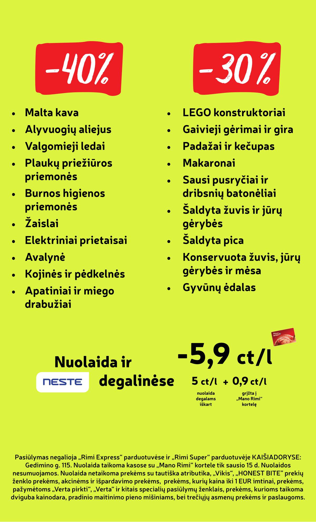 Rimi - RIMI Savaitinis akcijų leidinys Nr. 03 | 2026-01-13 - 2026-01-19 3 puslapis