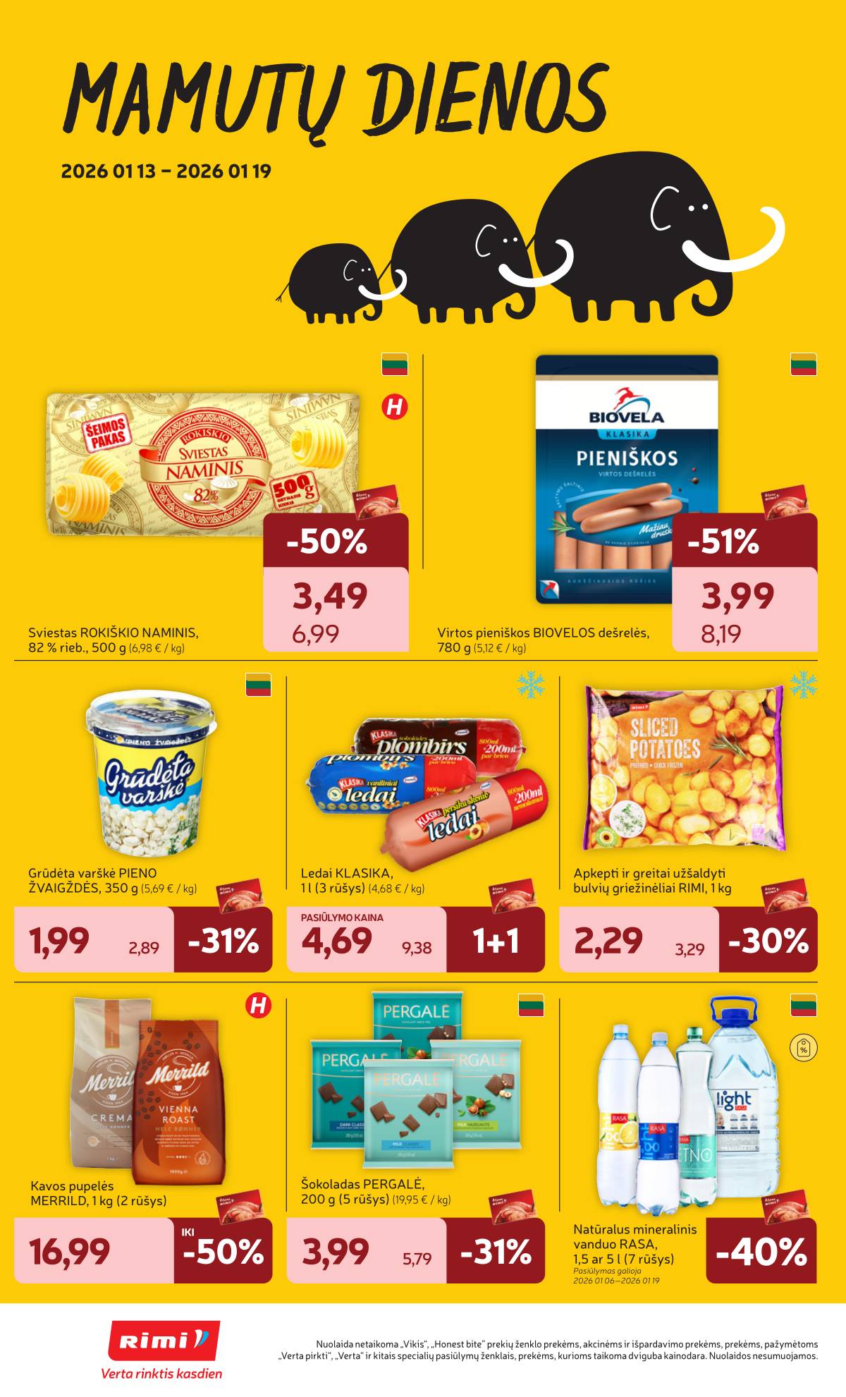 Rimi - RIMI Savaitinis akcijų leidinys Nr. 03 | 2026-01-13 - 2026-01-19 4 puslapis