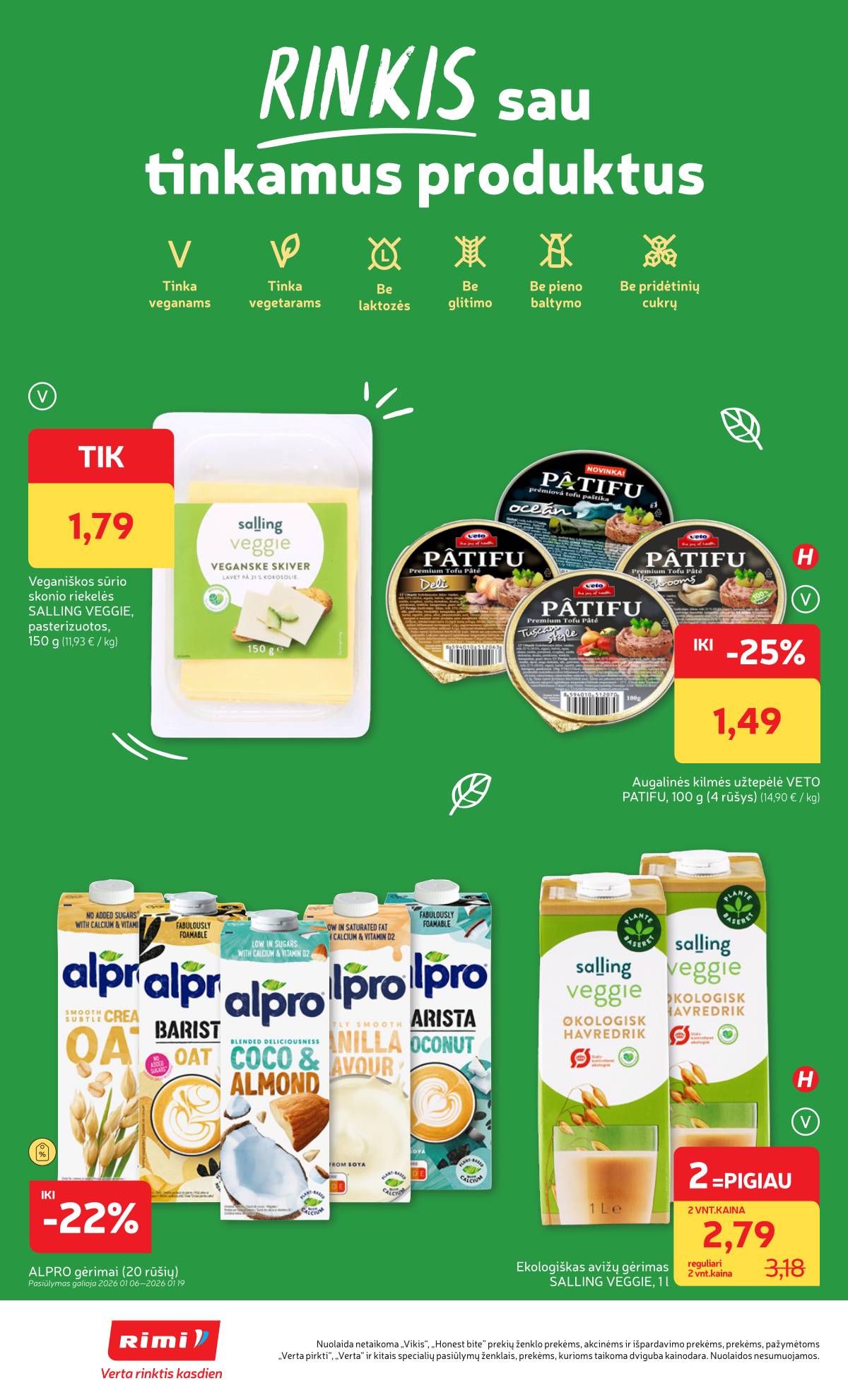 Rimi - RIMI Savaitinis akcijų leidinys Nr. 03 | 2026-01-13 - 2026-01-19 6 puslapis