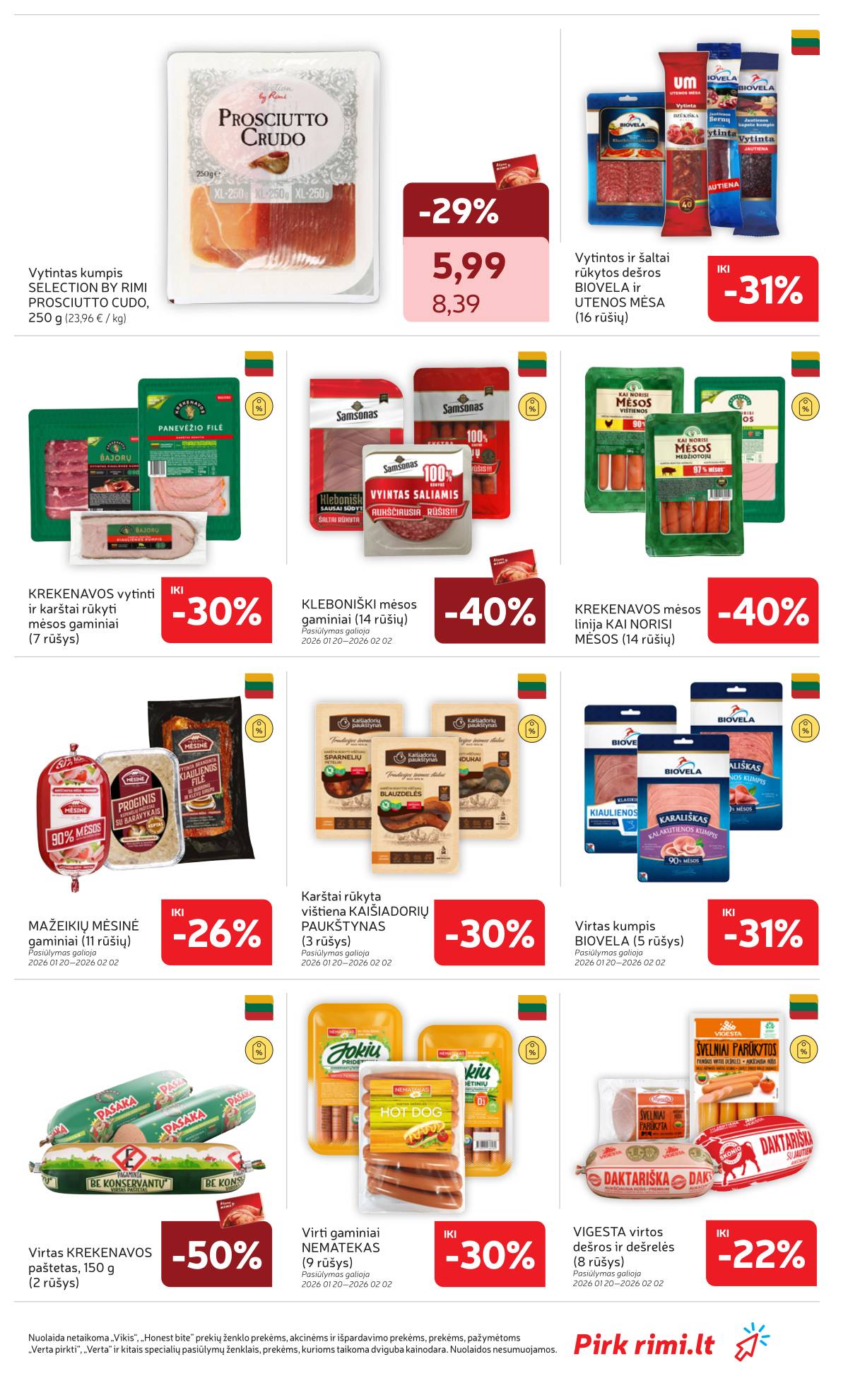 Rimi - RIMI Savaitinis akcijų leidinys Nr. 04 | 2026-01-20 - 2026-01-26 11 puslapis