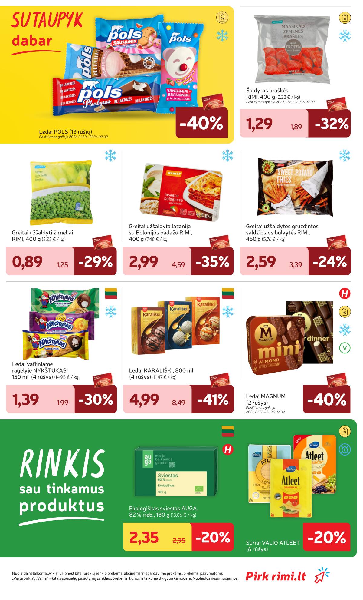 Rimi - RIMI Savaitinis akcijų leidinys Nr. 04 | 2026-01-20 - 2026-01-26 13 puslapis