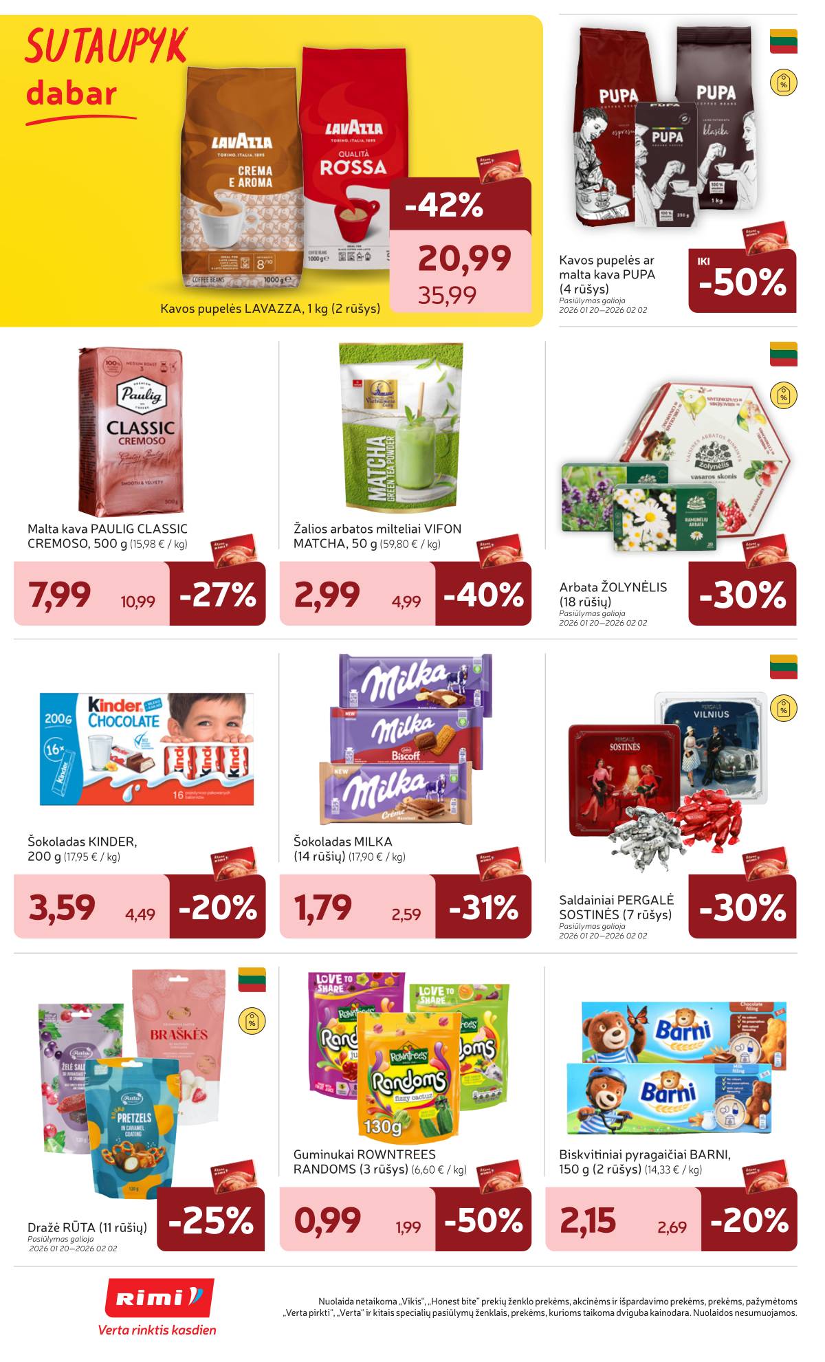 Rimi - RIMI Savaitinis akcijų leidinys Nr. 04 | 2026-01-20 - 2026-01-26 18 puslapis