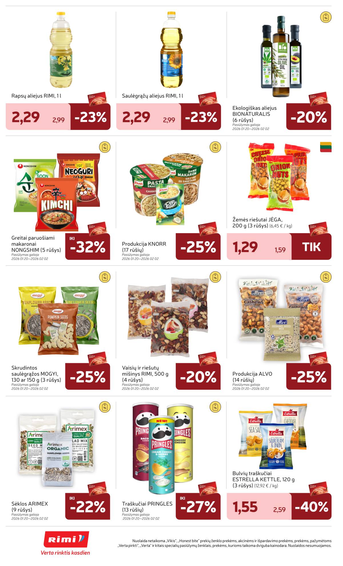 Rimi - RIMI Savaitinis akcijų leidinys Nr. 04 | 2026-01-20 - 2026-01-26 20 puslapis