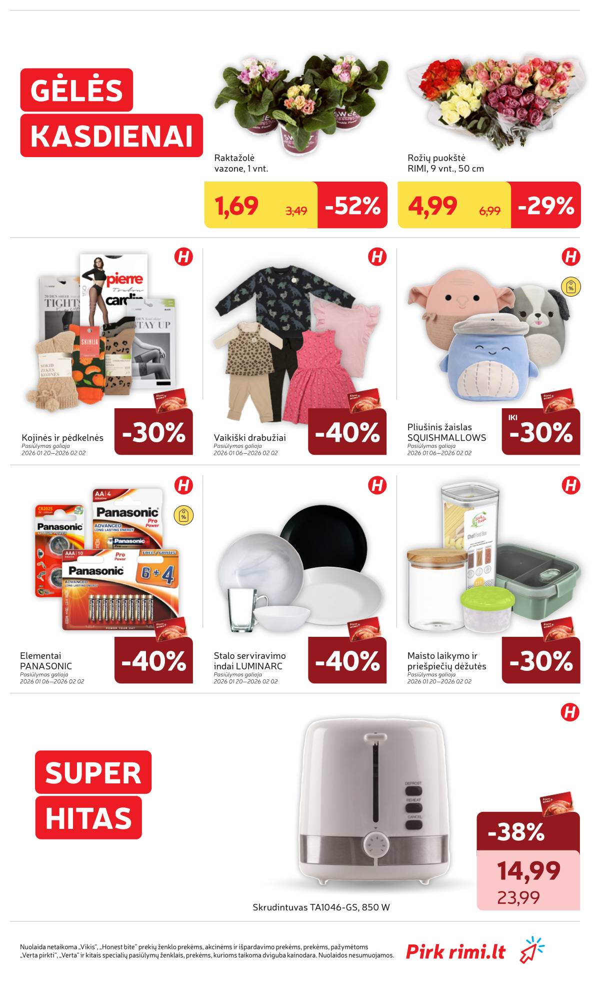 Rimi - RIMI Savaitinis akcijų leidinys Nr. 04 | 2026-01-20 - 2026-01-26 25 puslapis