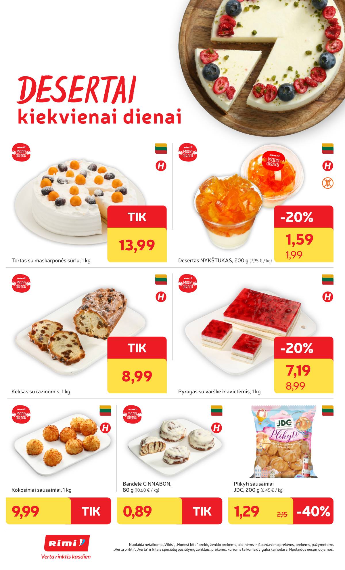 Rimi - RIMI Savaitinis akcijų leidinys Nr. 04 | 2026-01-20 - 2026-01-26 8 puslapis