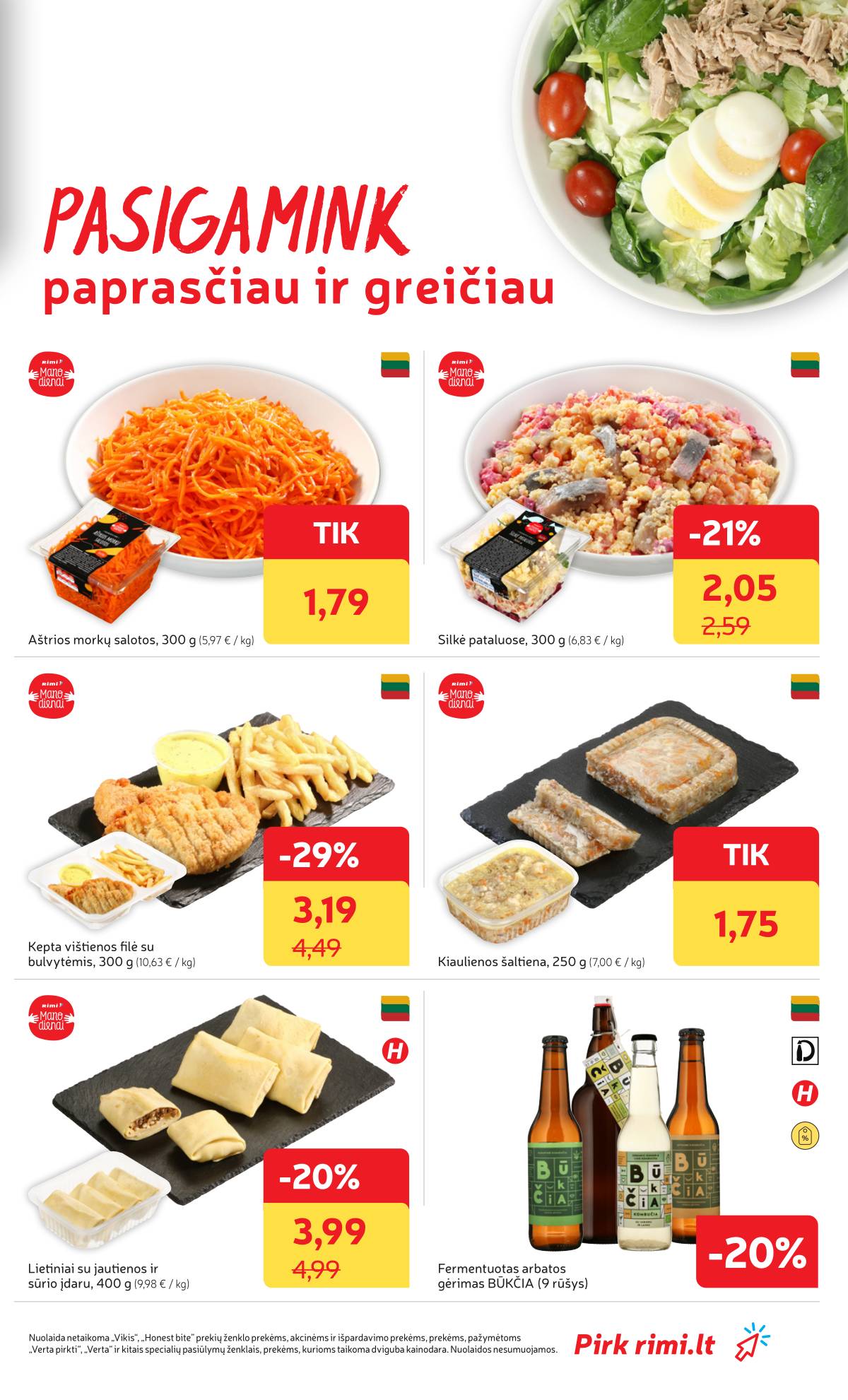 Rimi - RIMI Savaitinis akcijų leidinys Nr. 04 | 2026-01-20 - 2026-01-26 9 puslapis