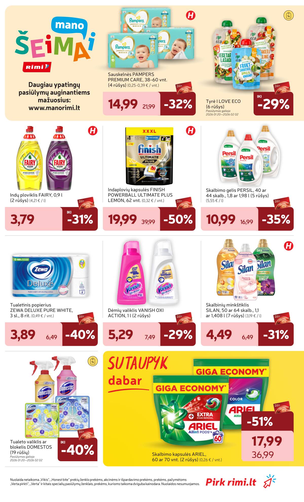 Rimi - RIMI Savaitinis akcijų leidinys Nr. 05 | 2026-01-27 - 2026-02-02 25 puslapis