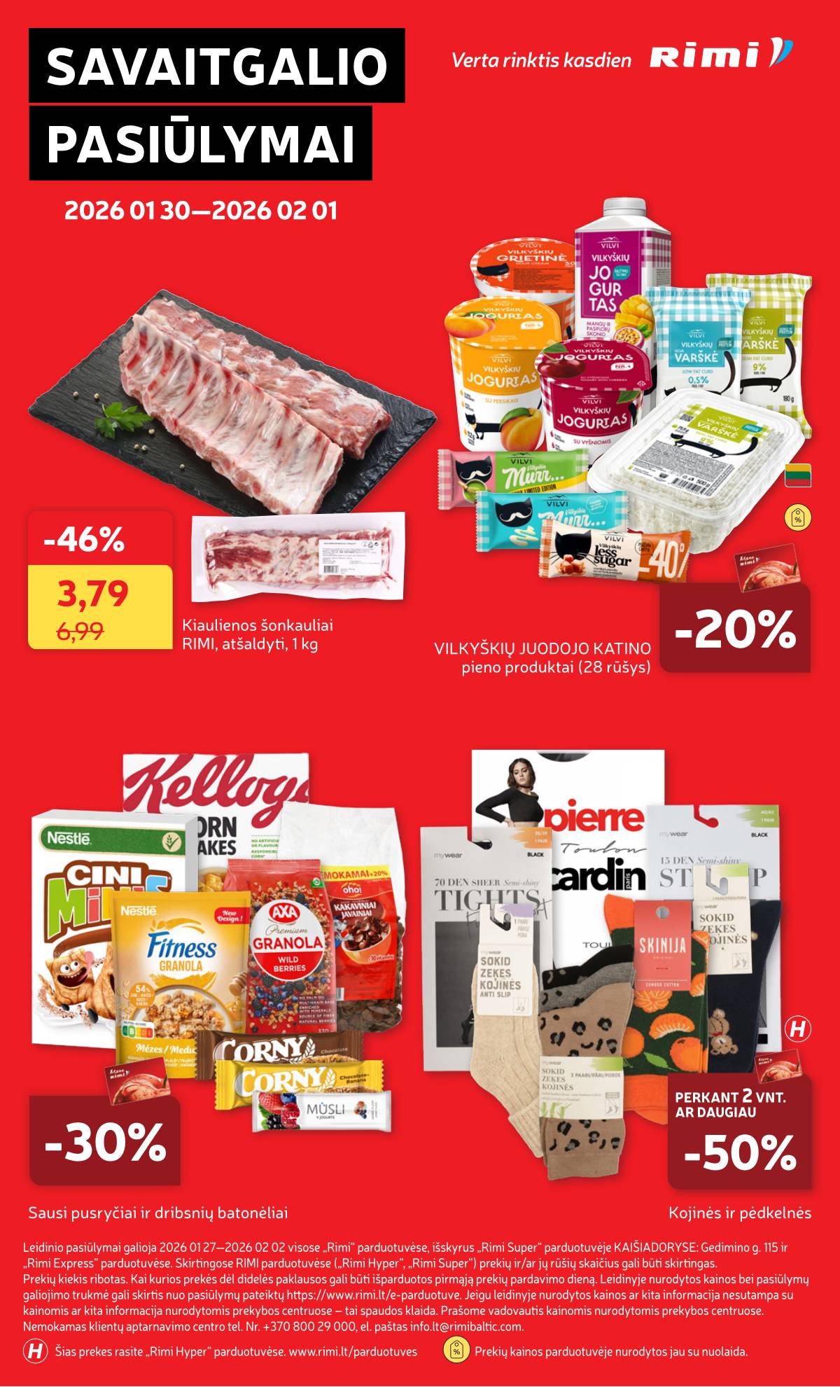 Rimi - RIMI Savaitinis akcijų leidinys Nr. 05 | 2026-01-27 - 2026-02-02 29 puslapis