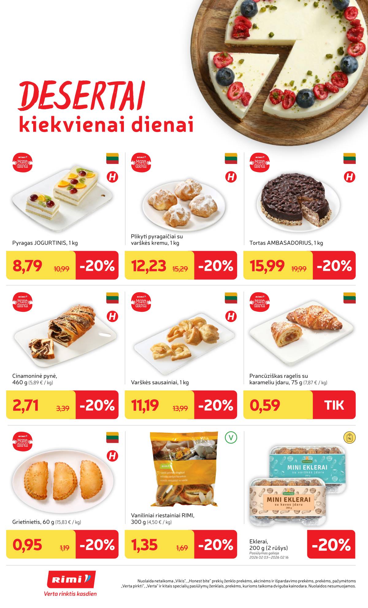 Rimi - RIMI Savaitinis akcijų leidinys Nr. 06 | 2026-02-03 - 2026-02-09 14 puslapis