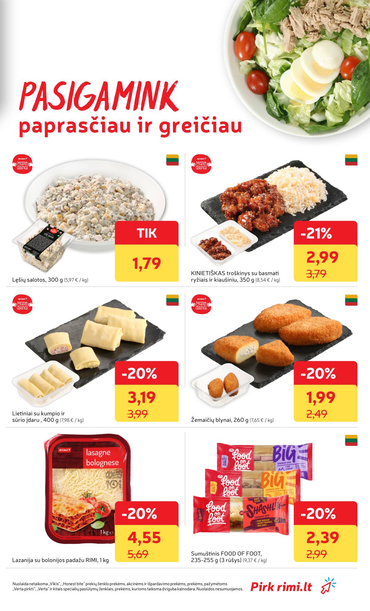 Rimi - RIMI Savaitinis akcijų leidinys Nr. 06 | 2026-02-03 - 2026-02-09 15 puslapis