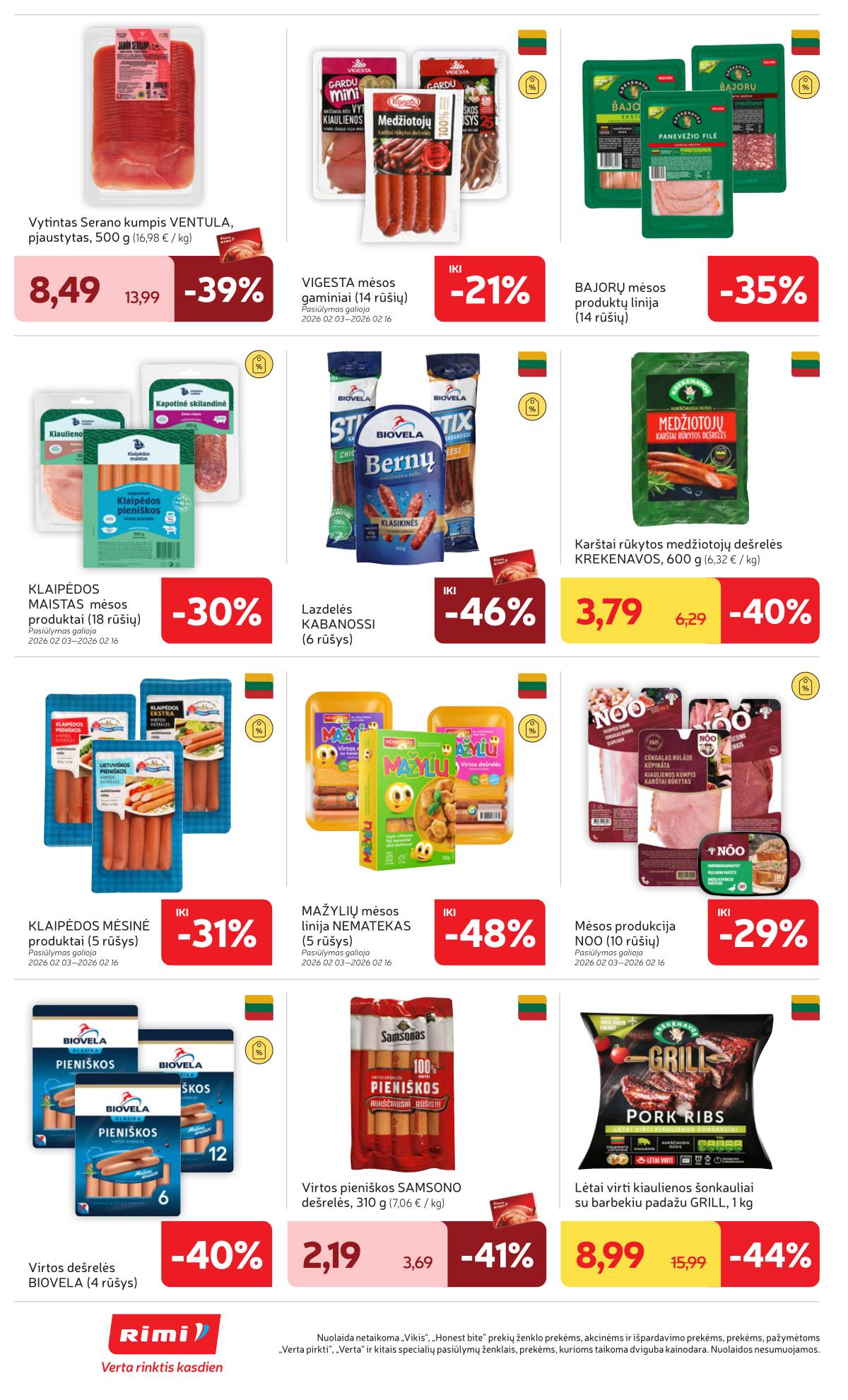 Rimi - RIMI Savaitinis akcijų leidinys Nr. 06 | 2026-02-03 - 2026-02-09 18 puslapis
