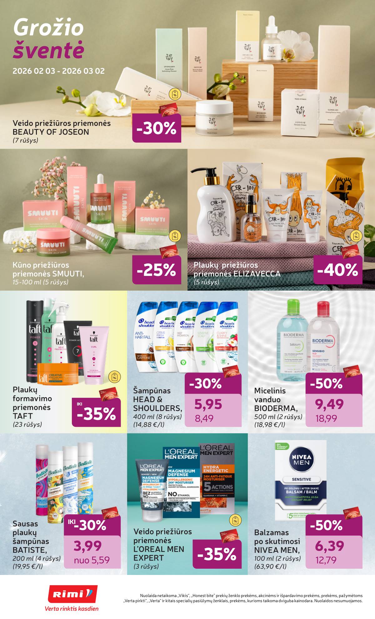 Rimi - RIMI Savaitinis akcijų leidinys Nr. 06 | 2026-02-03 - 2026-02-09 2 puslapis