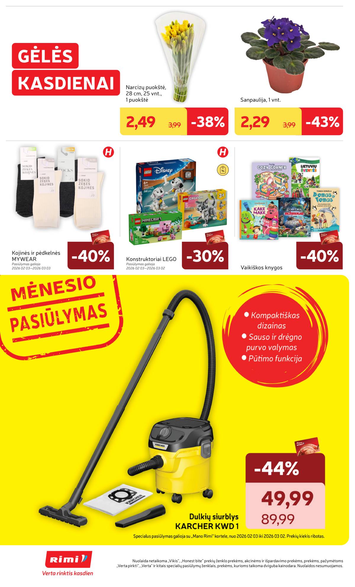 Rimi - RIMI Savaitinis akcijų leidinys Nr. 06 | 2026-02-03 - 2026-02-09 32 puslapis