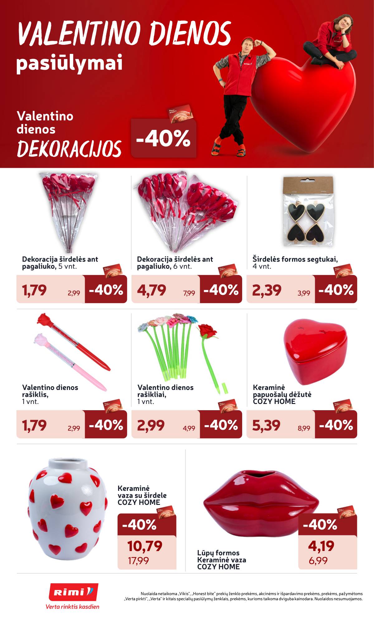 Rimi - RIMI VALENTINO dienai akcijų leidinys 2 puslapis