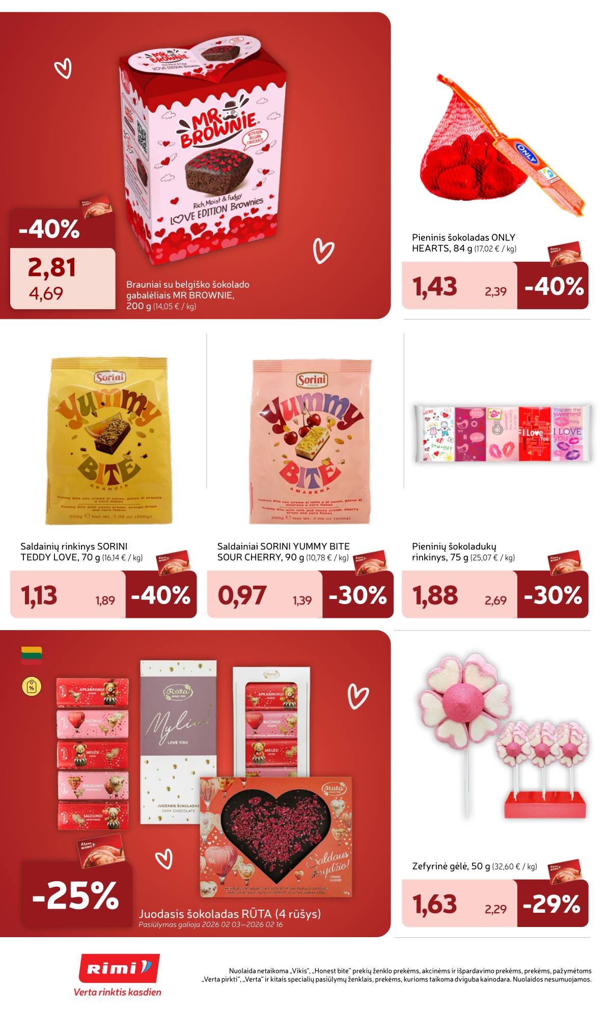 Rimi - RIMI VALENTINO dienai akcijų leidinys 6 puslapis