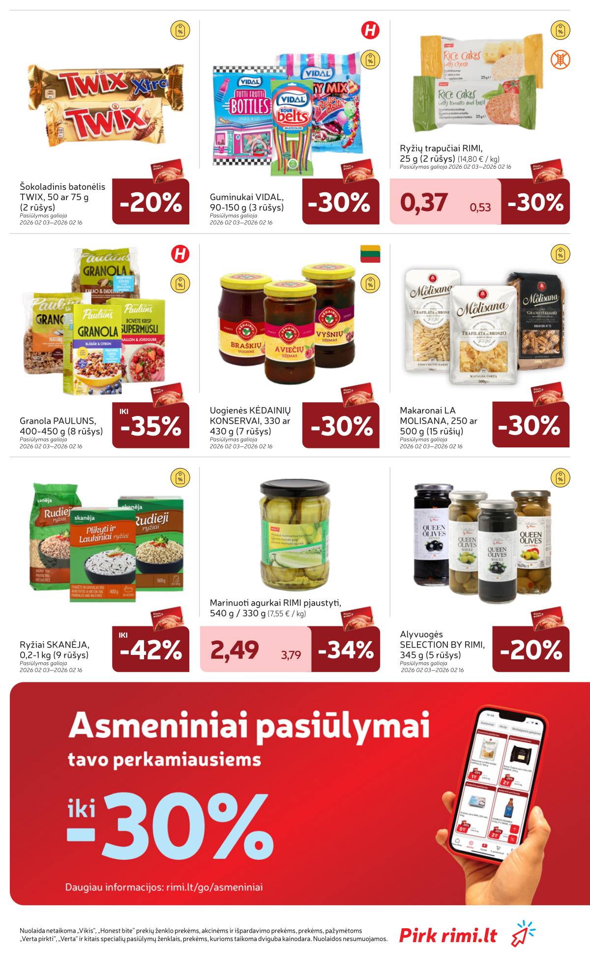 Rimi - RIMI Savaitinis akcijų leidinys Nr. 07 | 2026-02-10 - 2026-02-16 29 puslapis