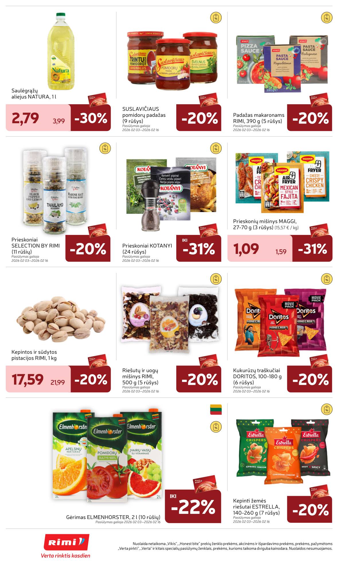 Rimi - RIMI Savaitinis akcijų leidinys Nr. 07 | 2026-02-10 - 2026-02-16 30 puslapis