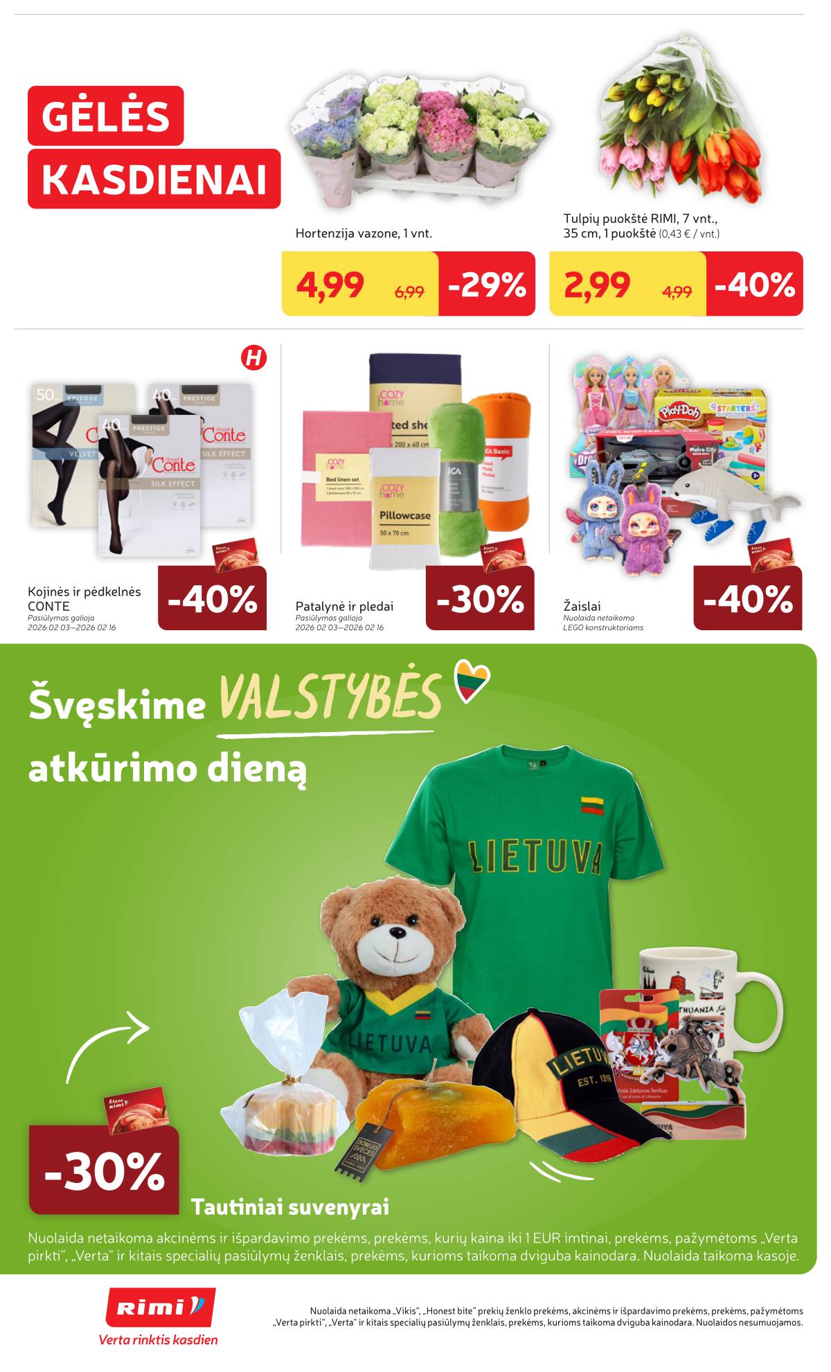 Rimi - RIMI Savaitinis akcijų leidinys Nr. 07 | 2026-02-10 - 2026-02-16 34 puslapis