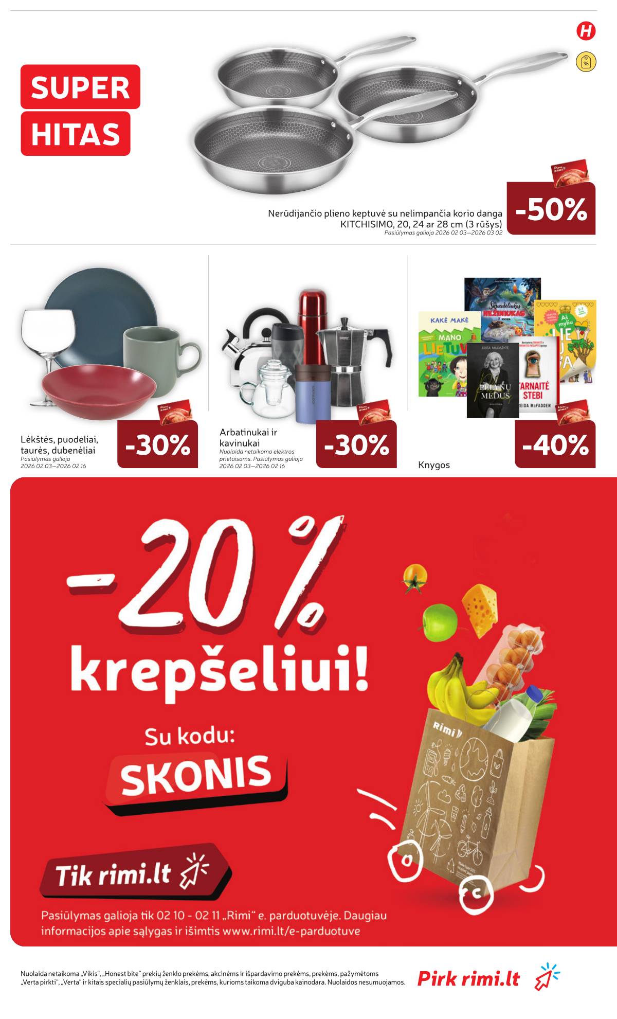 Rimi - RIMI Savaitinis akcijų leidinys Nr. 07 | 2026-02-10 - 2026-02-16 35 puslapis