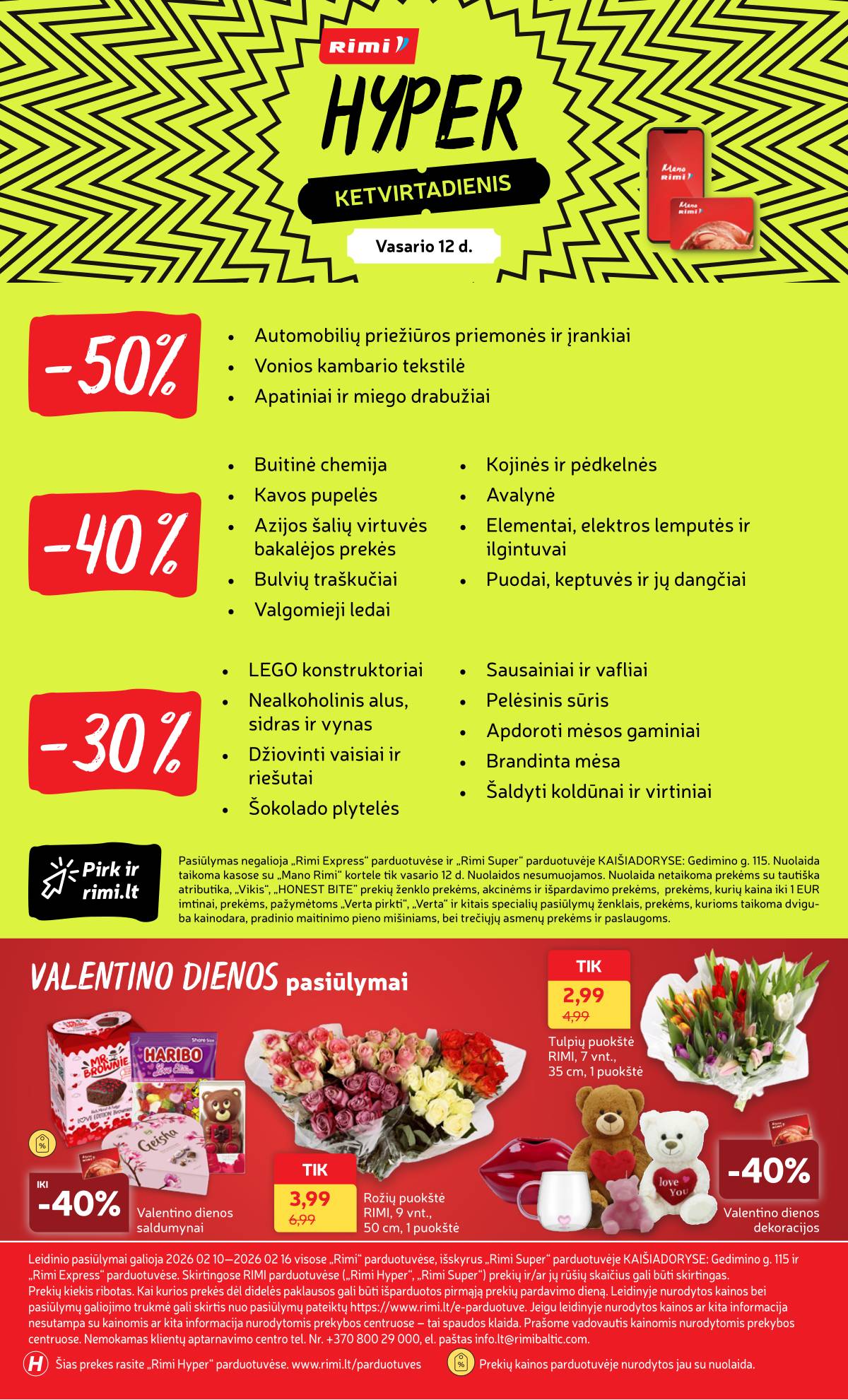 Rimi - RIMI Savaitinis akcijų leidinys Nr. 07 | 2026-02-10 - 2026-02-16 36 puslapis