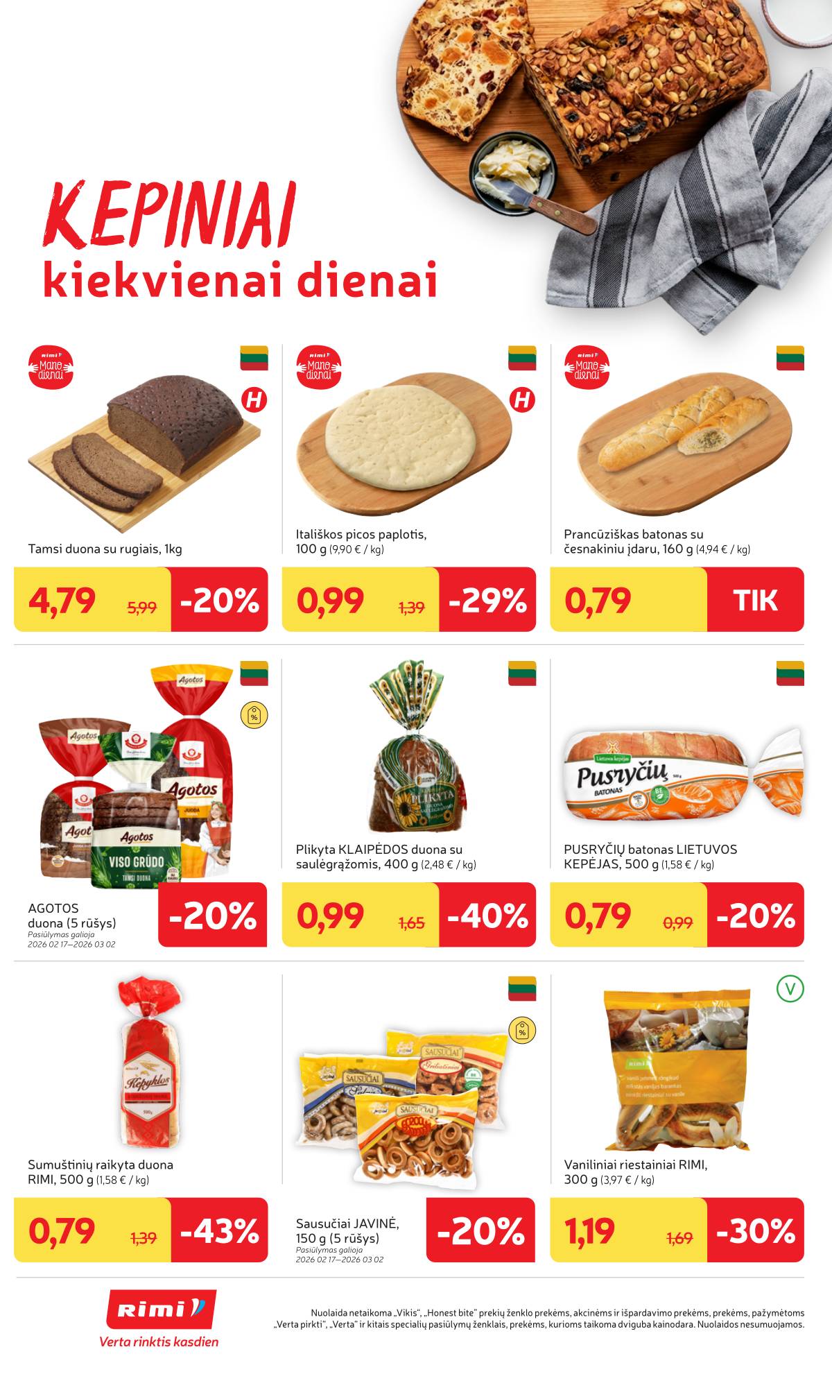 Rimi - RIMI Savaitinis akcijų leidinys Nr. 08 | 2026-02-17 - 2026-02-23 14 puslapis