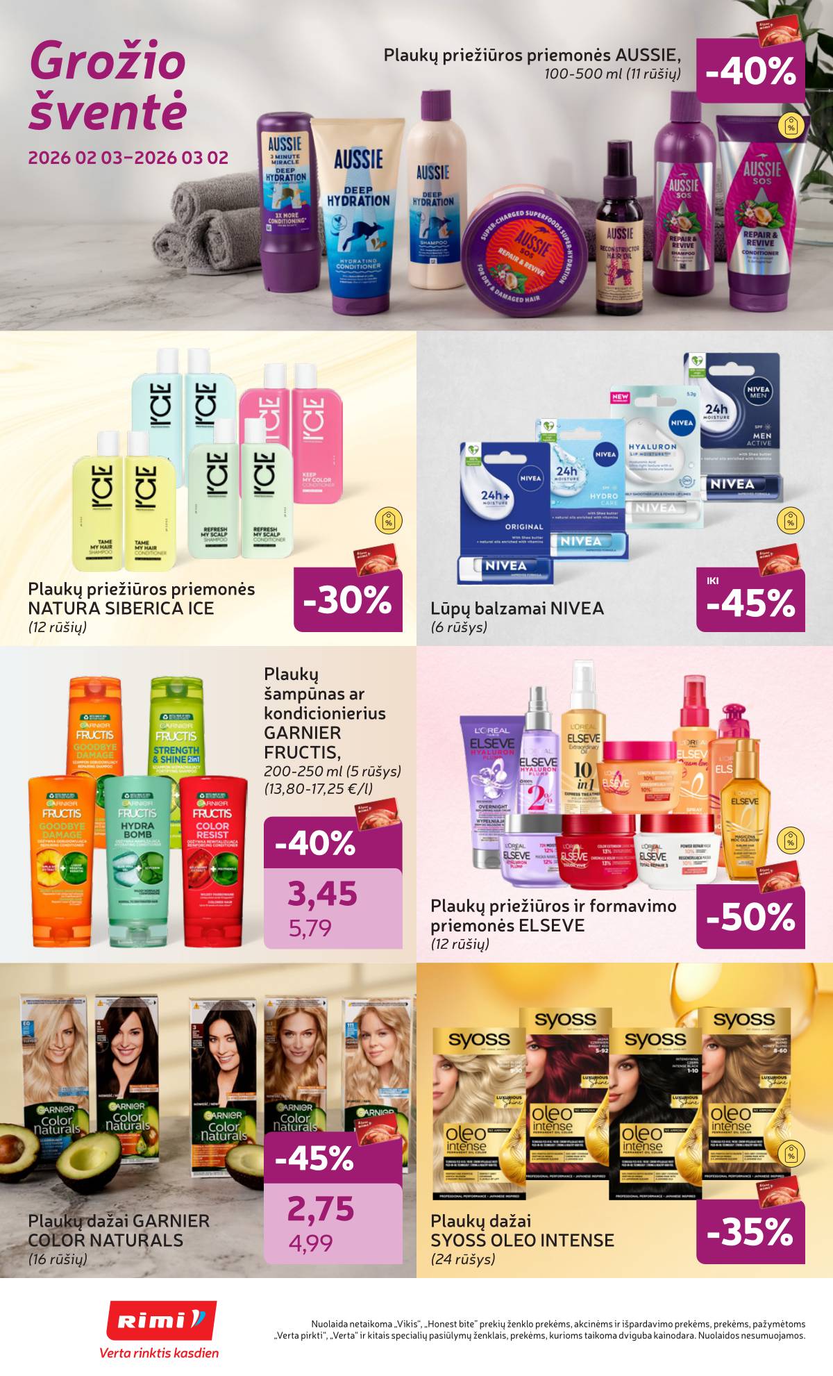 Rimi - RIMI Savaitinis akcijų leidinys Nr. 08 | 2026-02-17 - 2026-02-23 2 puslapis