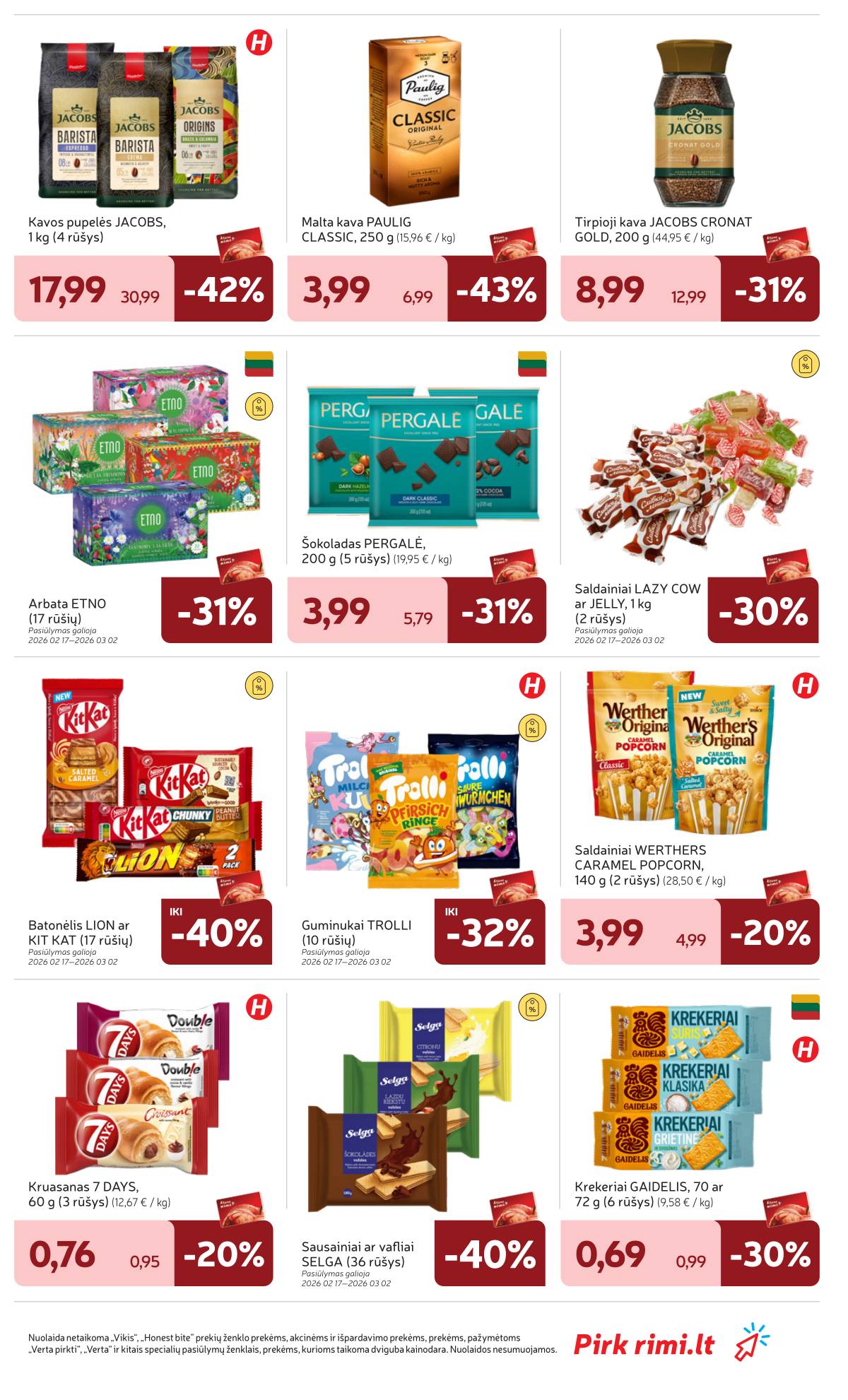 Rimi - RIMI Savaitinis akcijų leidinys Nr. 08 | 2026-02-17 - 2026-02-23 23 puslapis