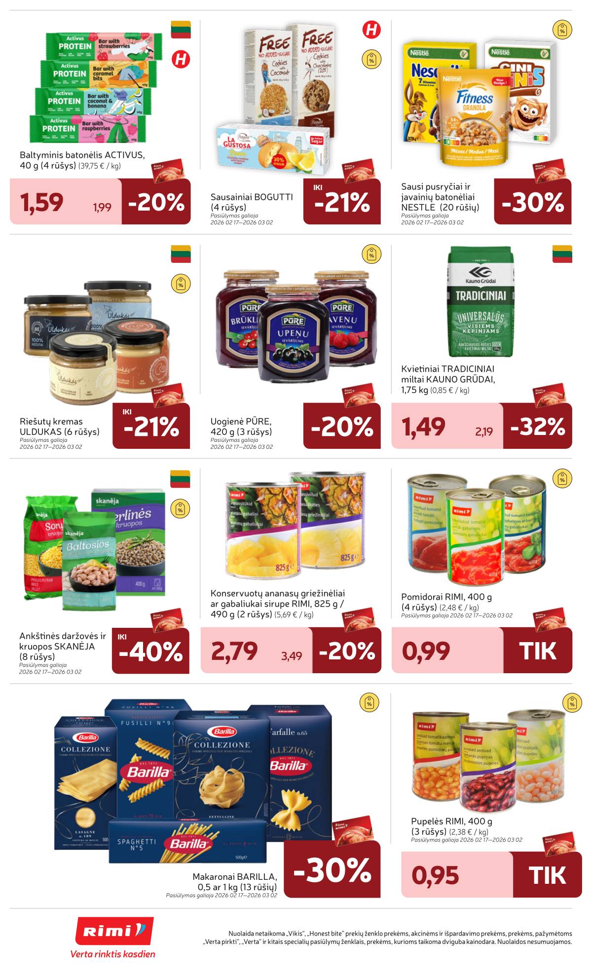 Rimi - RIMI Savaitinis akcijų leidinys Nr. 08 | 2026-02-17 - 2026-02-23 24 puslapis