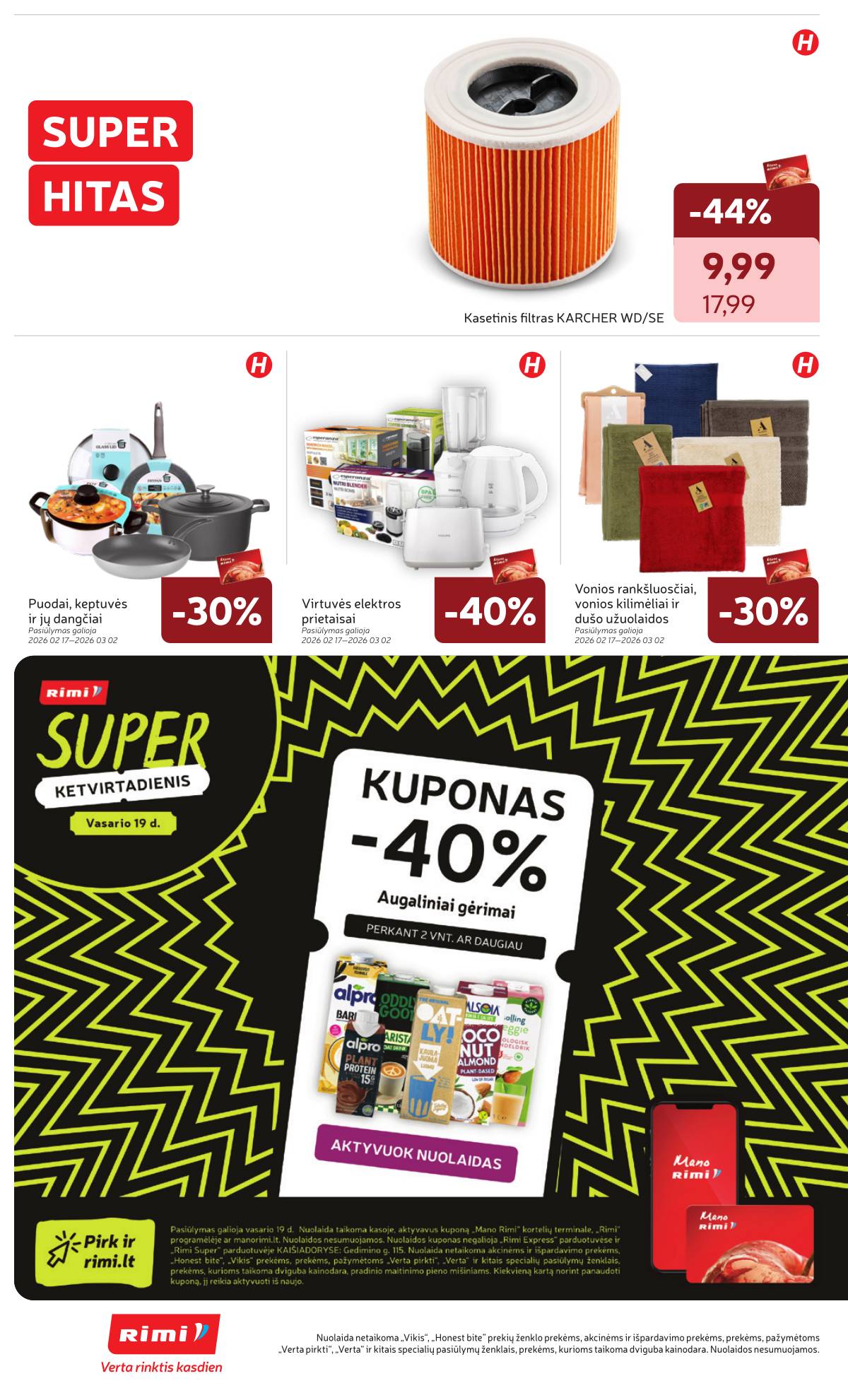 Rimi - RIMI Savaitinis akcijų leidinys Nr. 08 | 2026-02-17 - 2026-02-23 36 puslapis