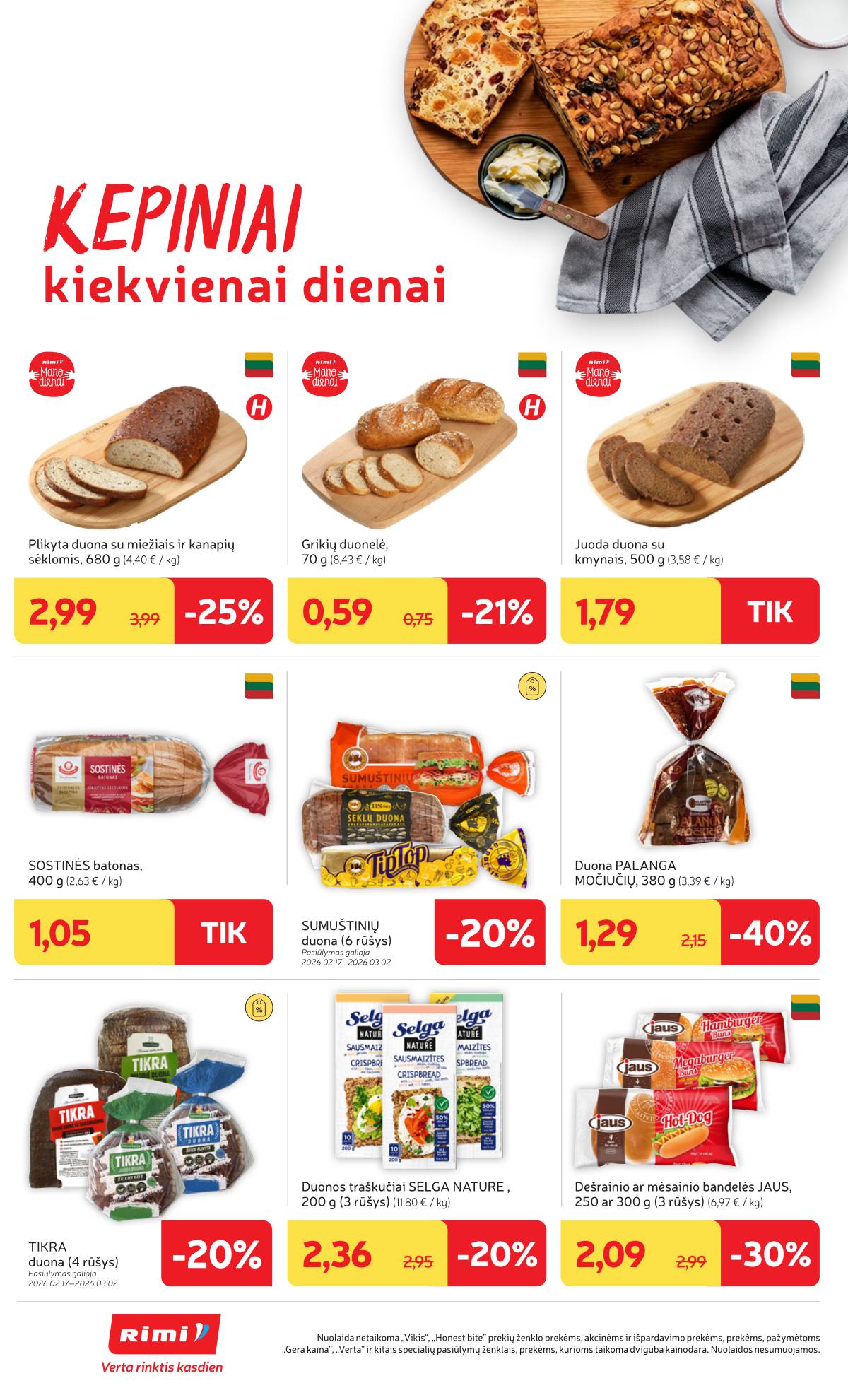 Rimi - RIMI Savaitinis akcijų leidinys Nr. 09 | 2026-02-24 2026-03-02 14 puslapis