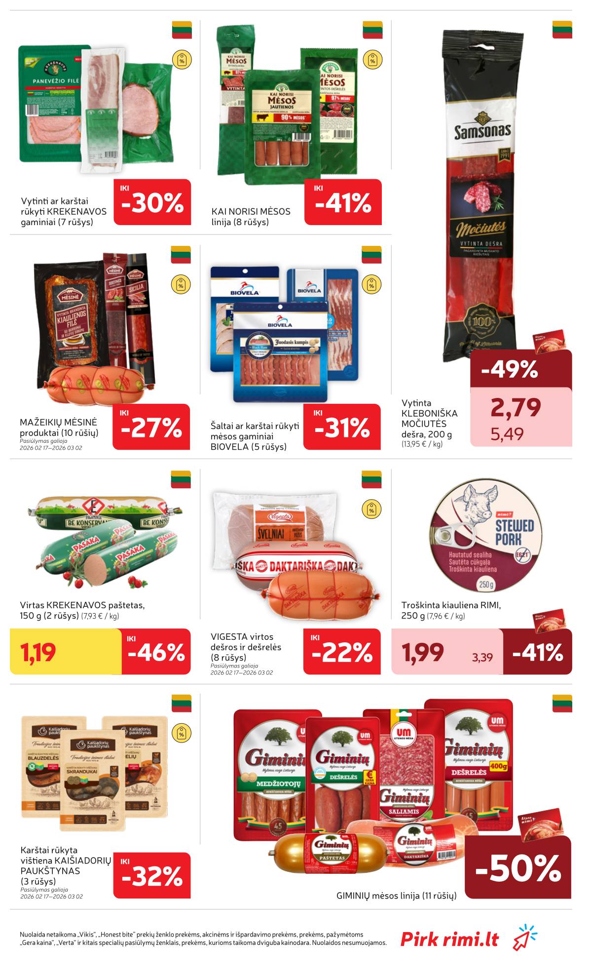 Rimi - RIMI Savaitinis akcijų leidinys Nr. 09 | 2026-02-24 2026-03-02 15 puslapis