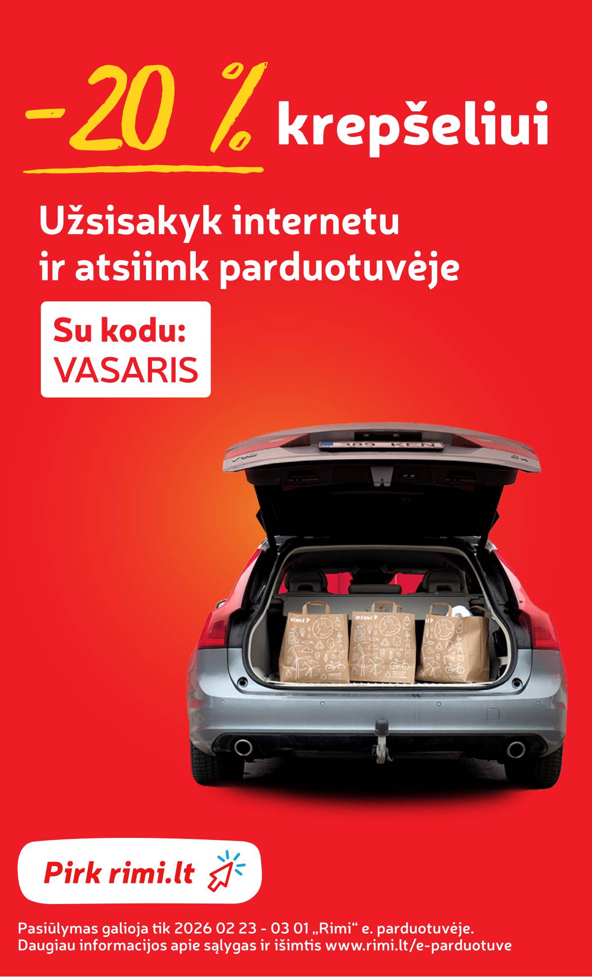 Rimi - RIMI Savaitinis akcijų leidinys Nr. 09 | 2026-02-24 2026-03-02 32 puslapis