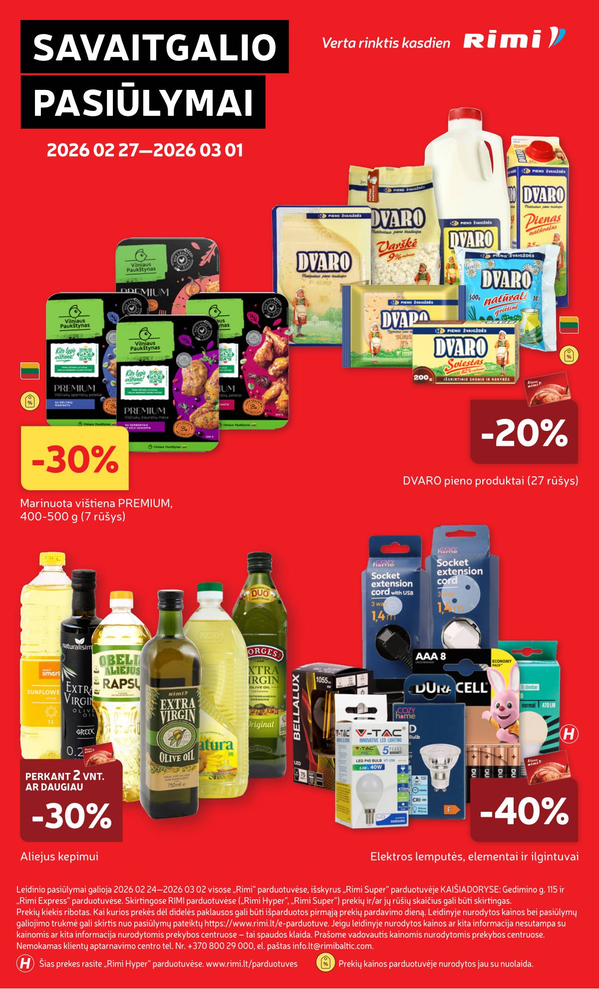 Rimi - RIMI Savaitinis akcijų leidinys Nr. 09 | 2026-02-24 2026-03-02 36 puslapis