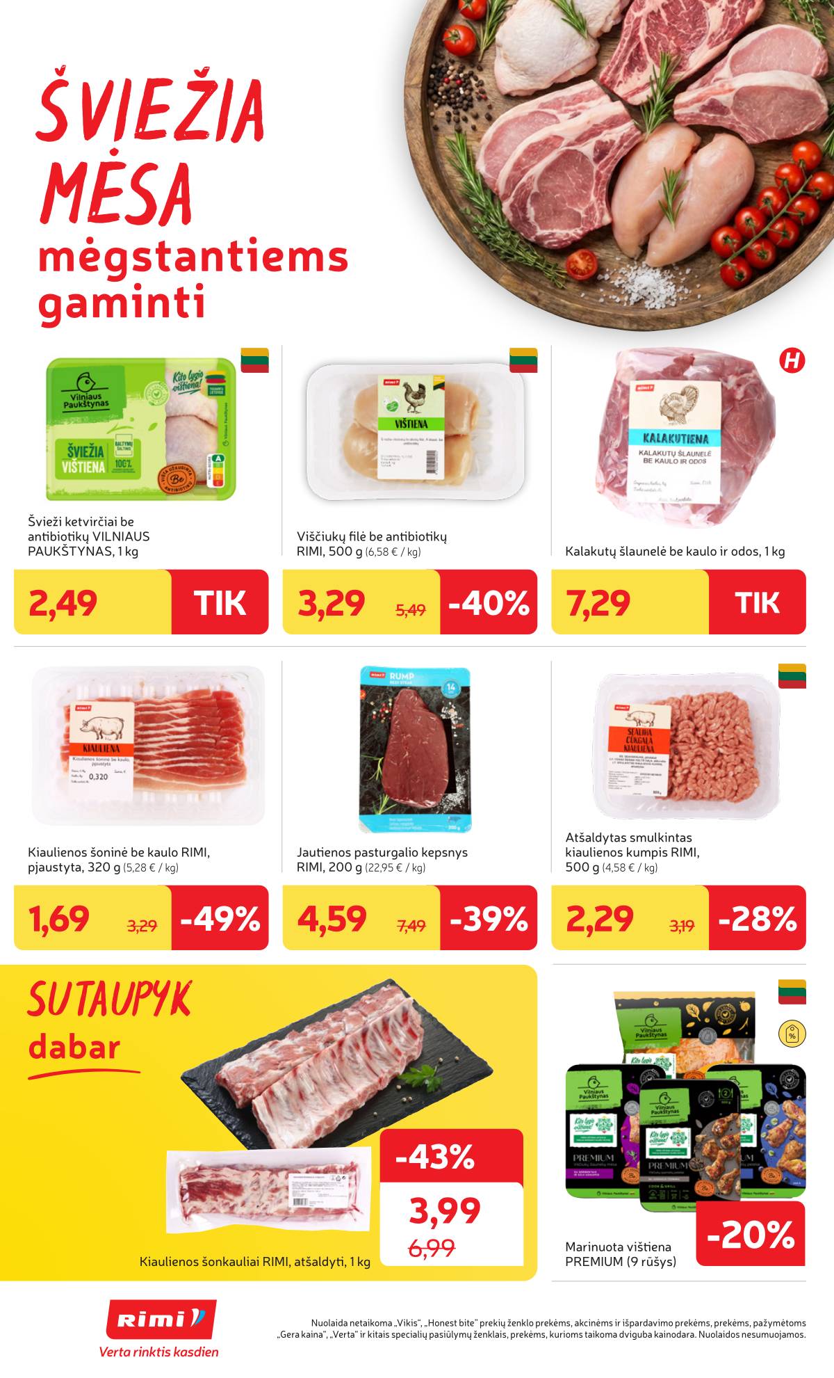 Rimi - RIMI savaitinis akcijų leidinys Nr. 10 | 2026-03-03 - 2026-03-09 16 puslapis