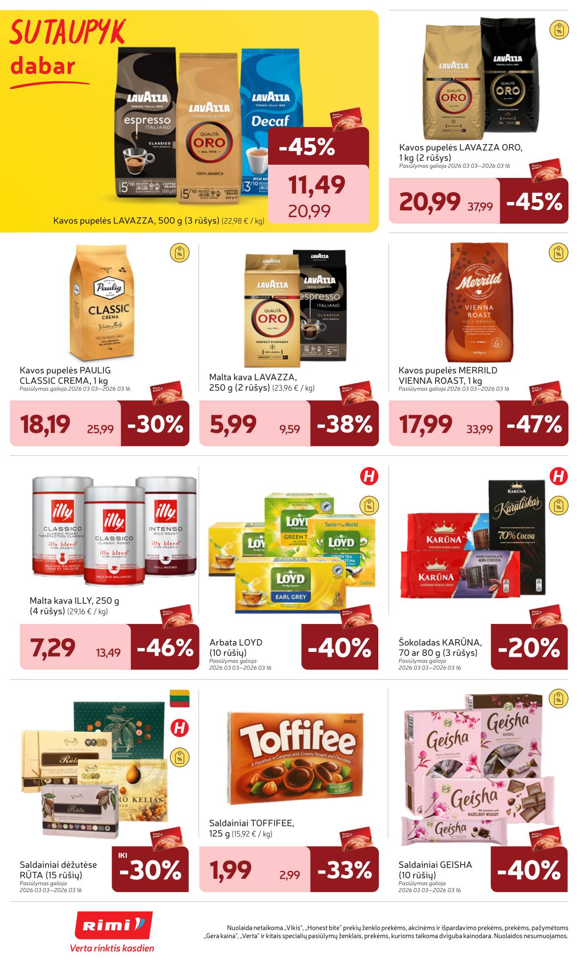 Rimi - RIMI savaitinis akcijų leidinys Nr. 10 | 2026-03-03 - 2026-03-09 28 puslapis