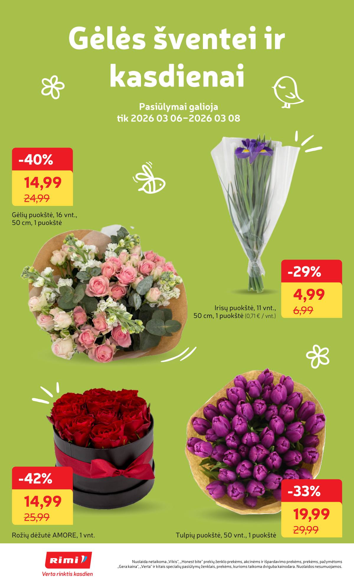 Rimi - RIMI savaitinis akcijų leidinys Nr. 10 | 2026-03-03 - 2026-03-09 8 puslapis