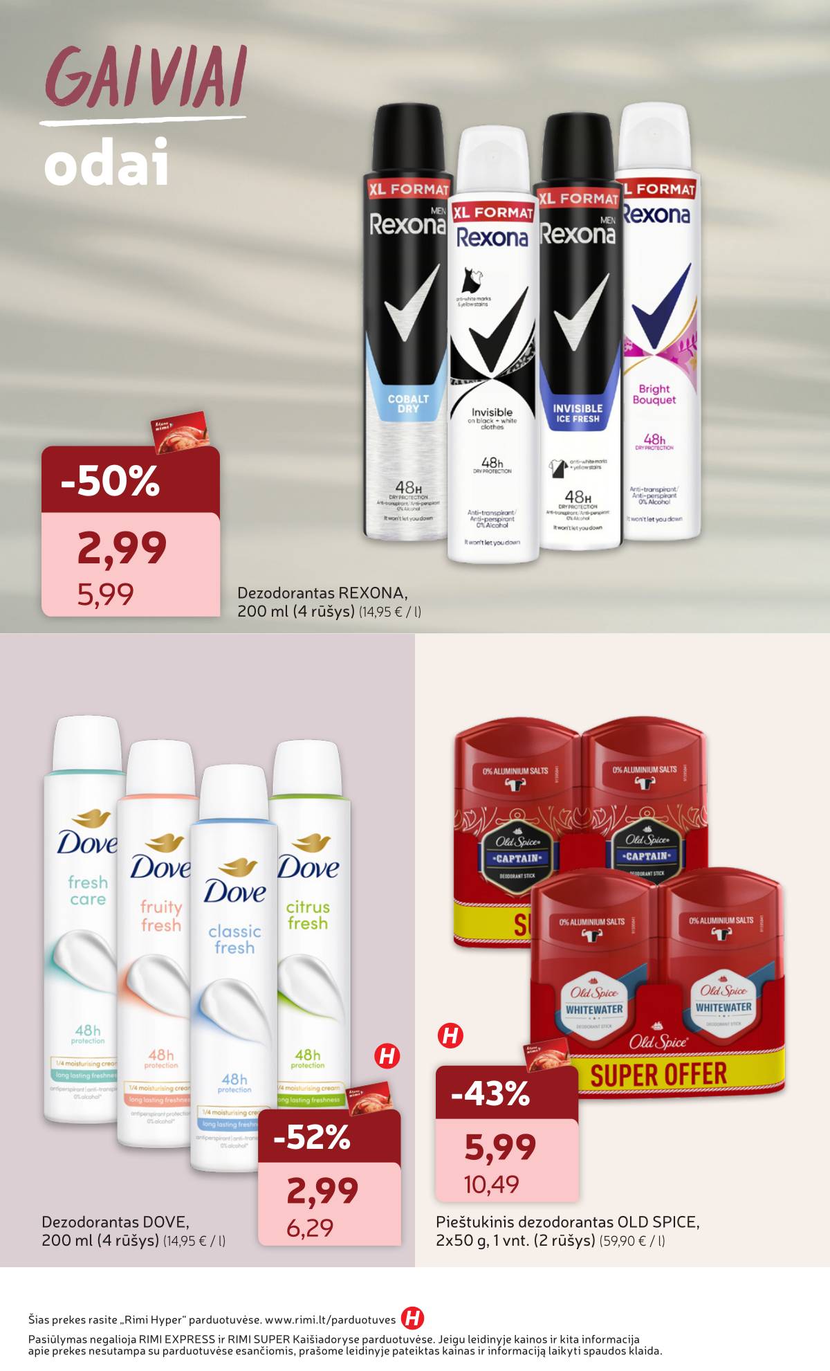 Rimi - RIMI nuolaidų leidinys "Viskas Grožiui" | 2026-03-03 - 2026-03-30 12 puslapis