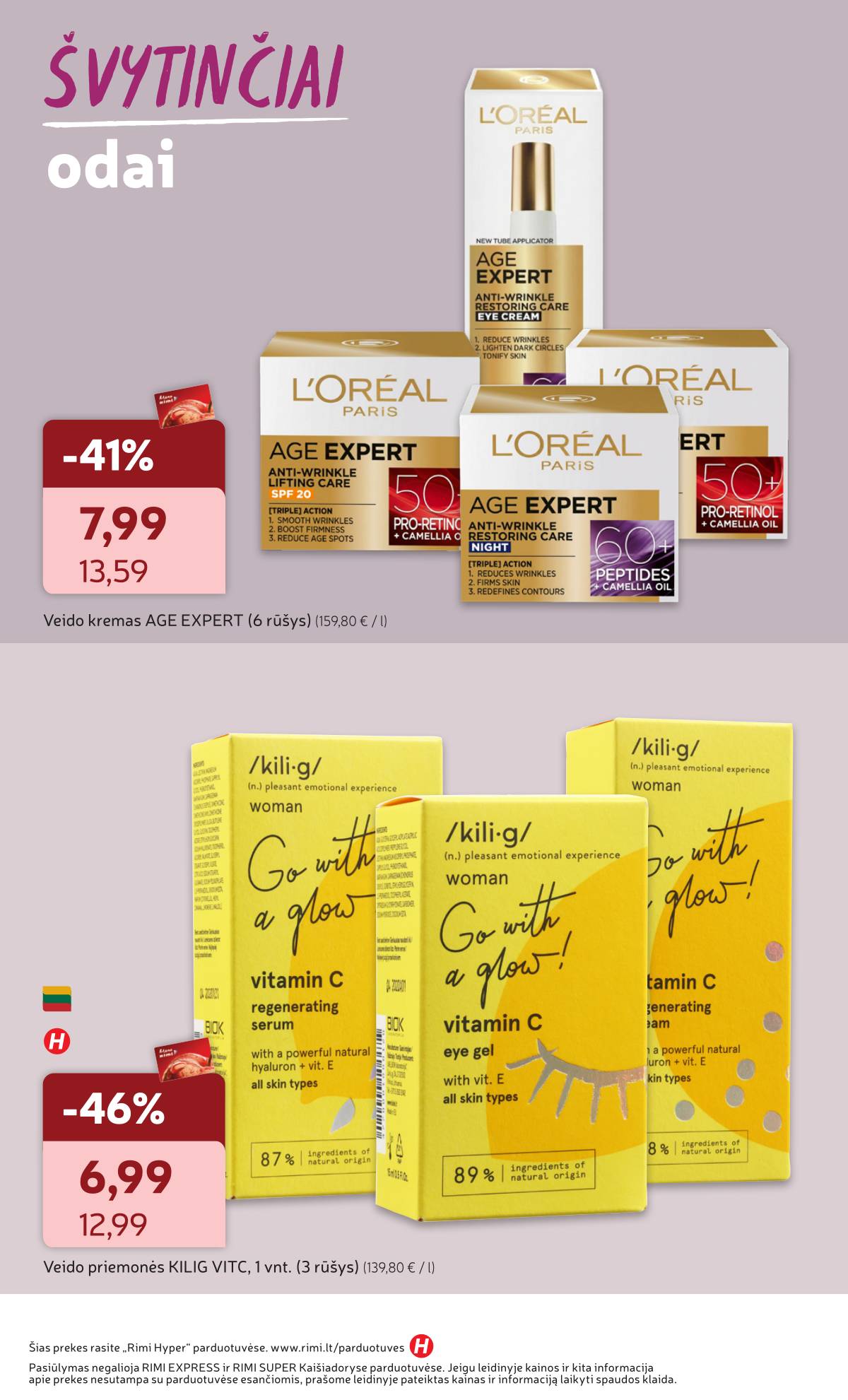 Rimi - RIMI nuolaidų leidinys "Viskas Grožiui" | 2026-03-03 - 2026-03-30 2 puslapis