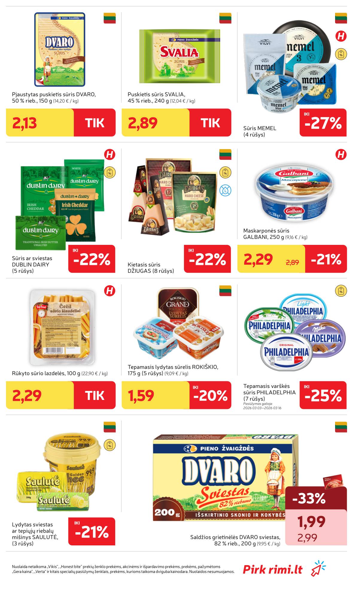 Rimi - RIMI savaitinis akcijų leidinys Nr. 10 | 2026-03-03 - 2026-03-09 29 puslapis