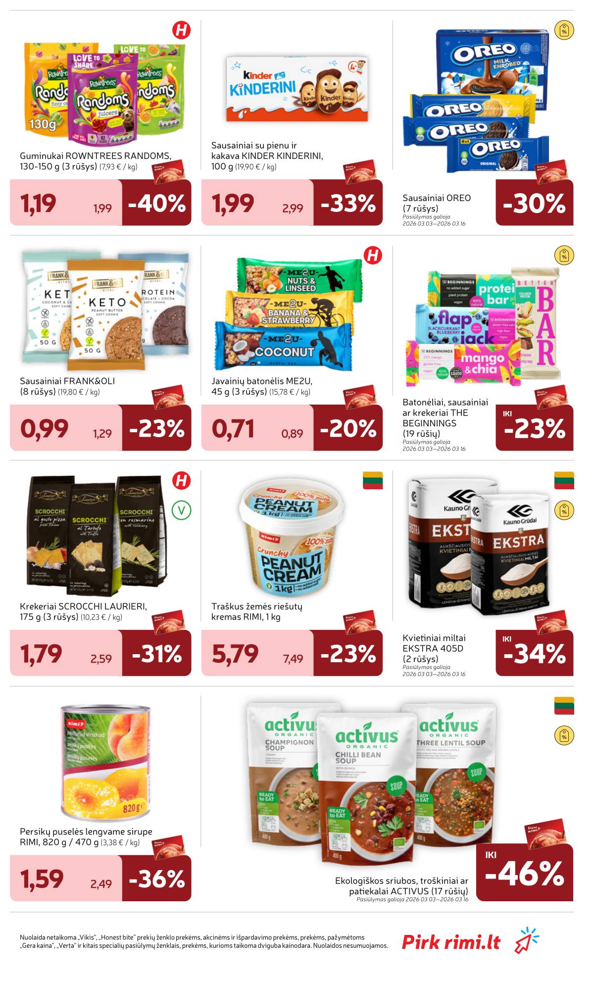 Rimi - RIMI savaitinis akcijų leidinys Nr. 10 | 2026-03-03 - 2026-03-09 33 puslapis