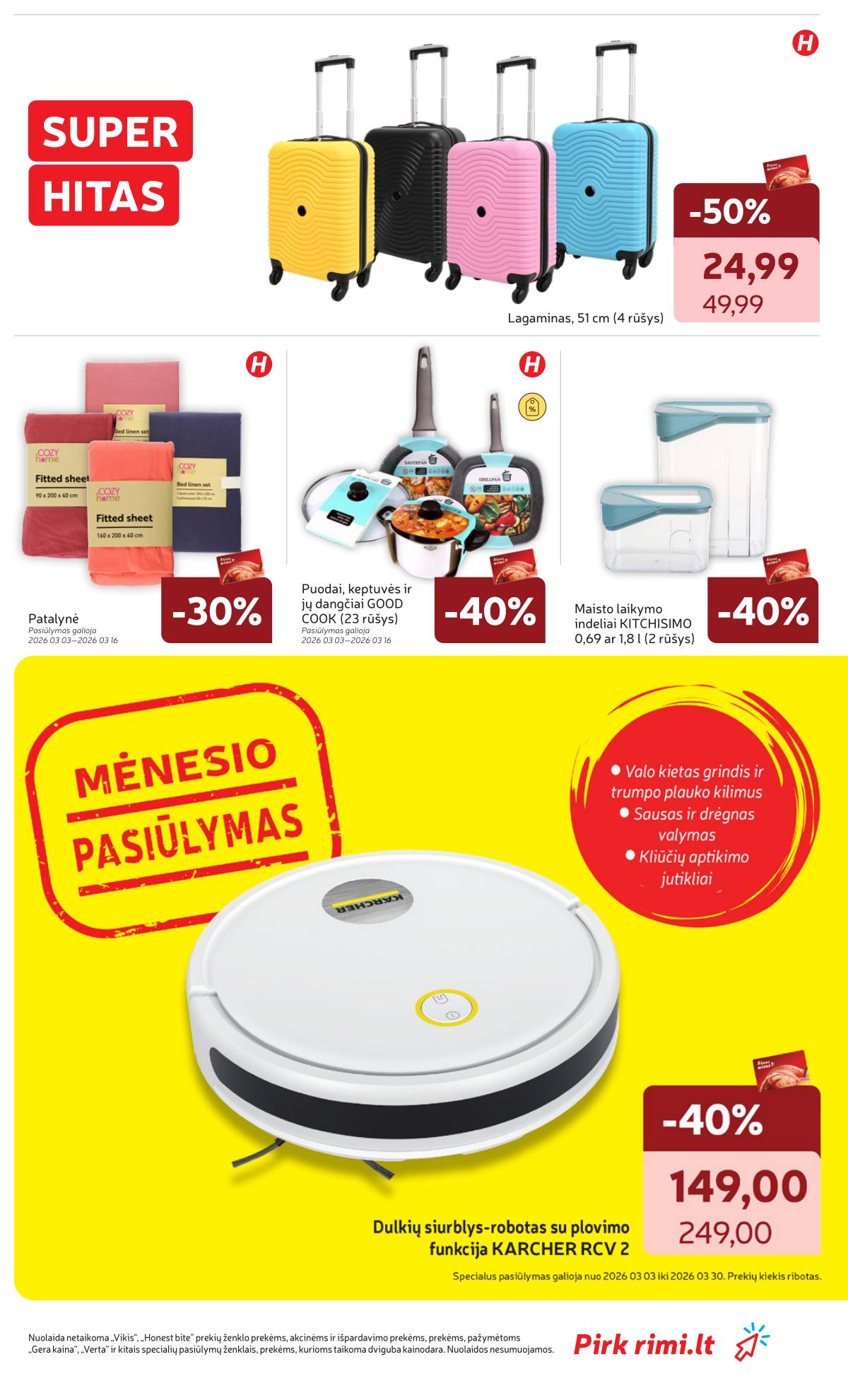 Rimi - RIMI savaitinis akcijų leidinys Nr. 10 | 2026-03-03 - 2026-03-09 46 puslapis