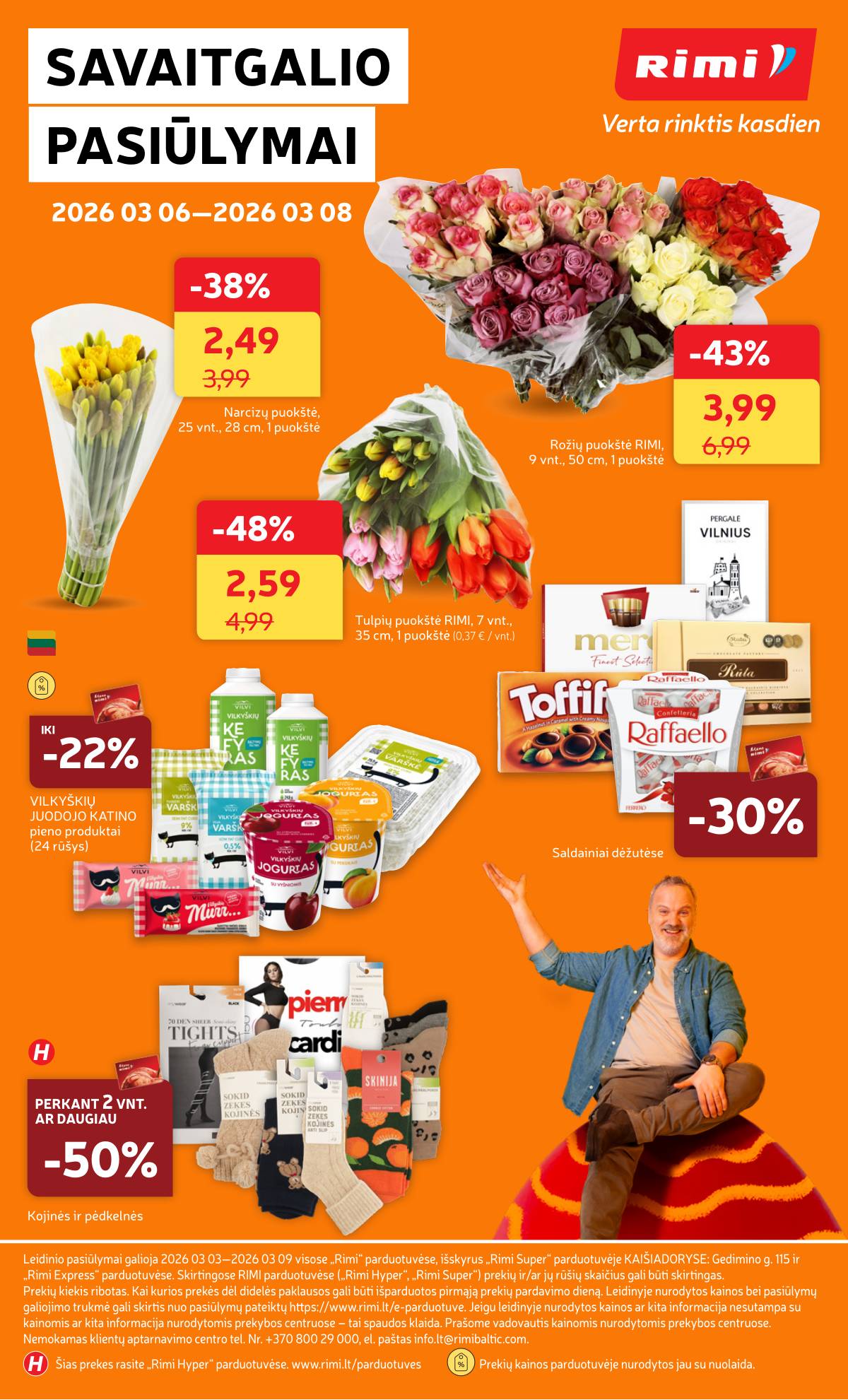 Rimi - RIMI savaitinis akcijų leidinys Nr. 10 | 2026-03-03 - 2026-03-09 48 puslapis
